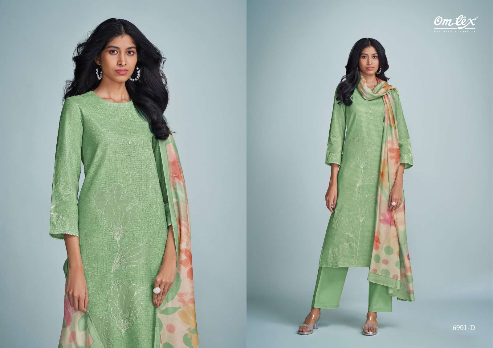 OMTEX FLAMINGO LAWN COTTON SUIT CATALOGUE BEST RATE DEALER 2025