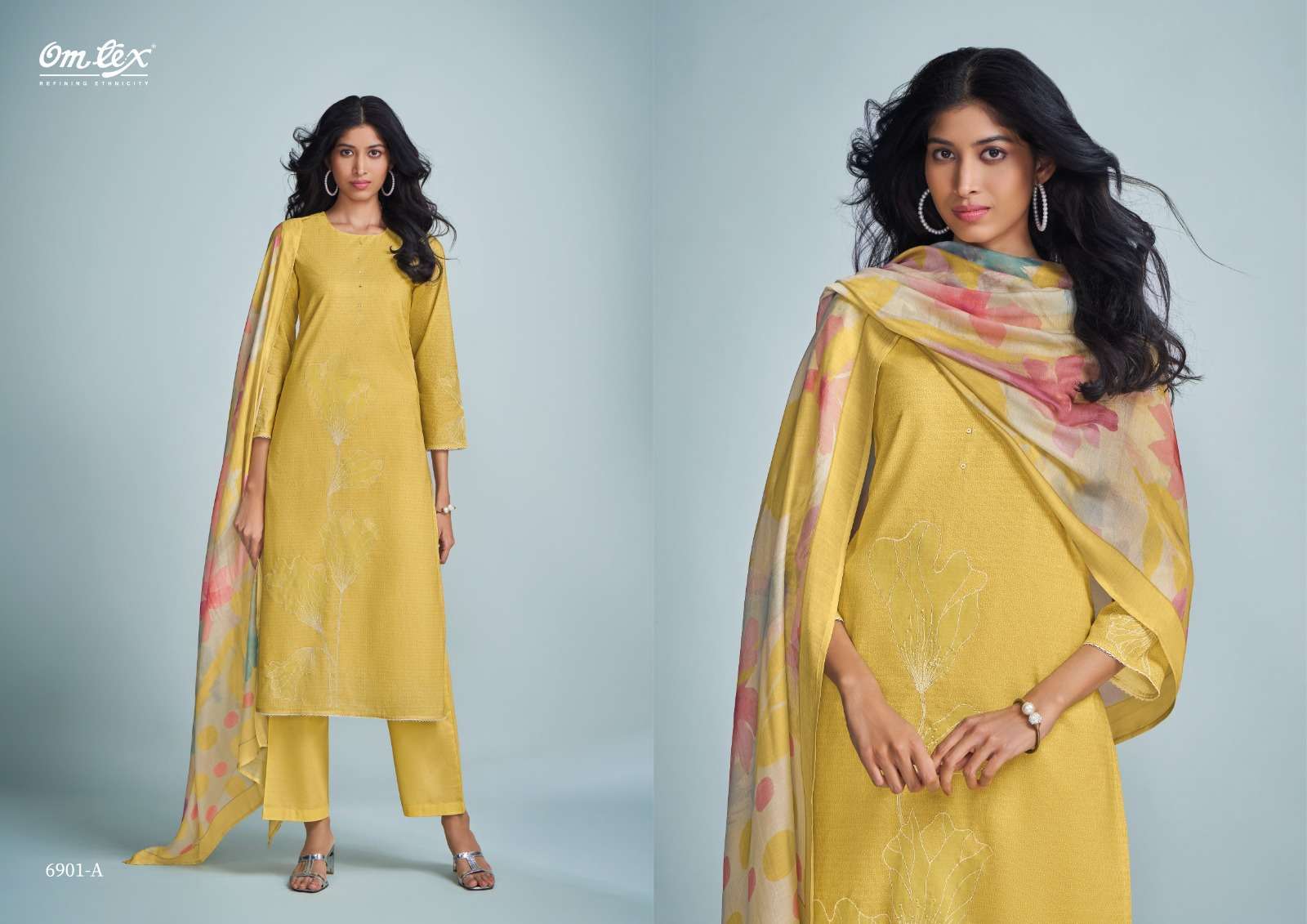OMTEX FLAMINGO LAWN COTTON SUIT CATALOGUE BEST RATE DEALER 2025