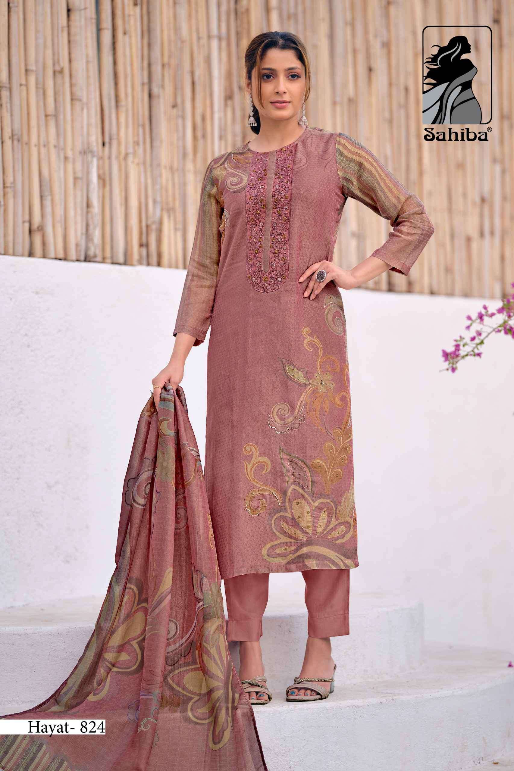 SAHIBA HAYAT EXCLUSIVE DESIGNER LADIES SUIT CATALOG EXPORTER 2025
