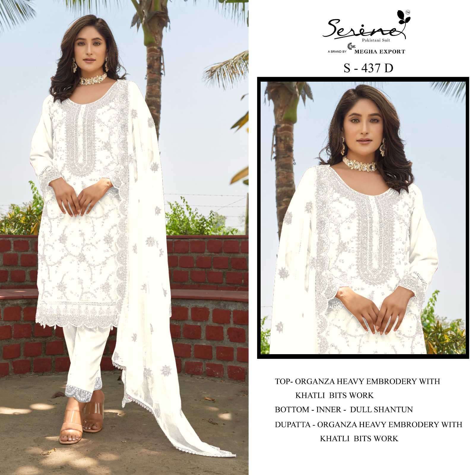 SERENE S 437 COLORS HEAVY EMBROIDERY PAKISTANI SUIT CATALOG EXPORTER 2025