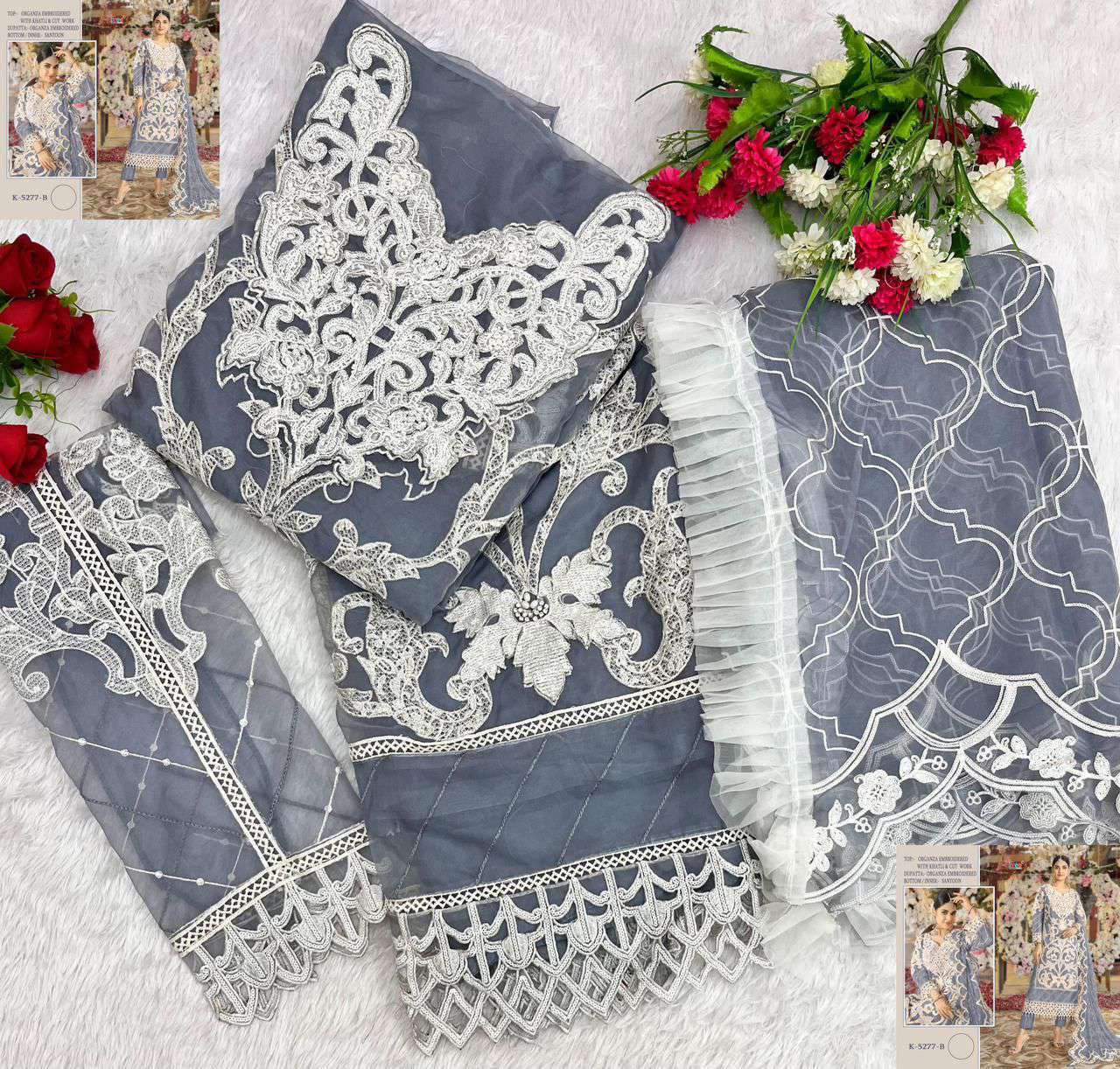 SHREE FAB K 5277 COLORS EMBROIDERY PAKISTANI SUIT CATALOG EXPORTER 2025