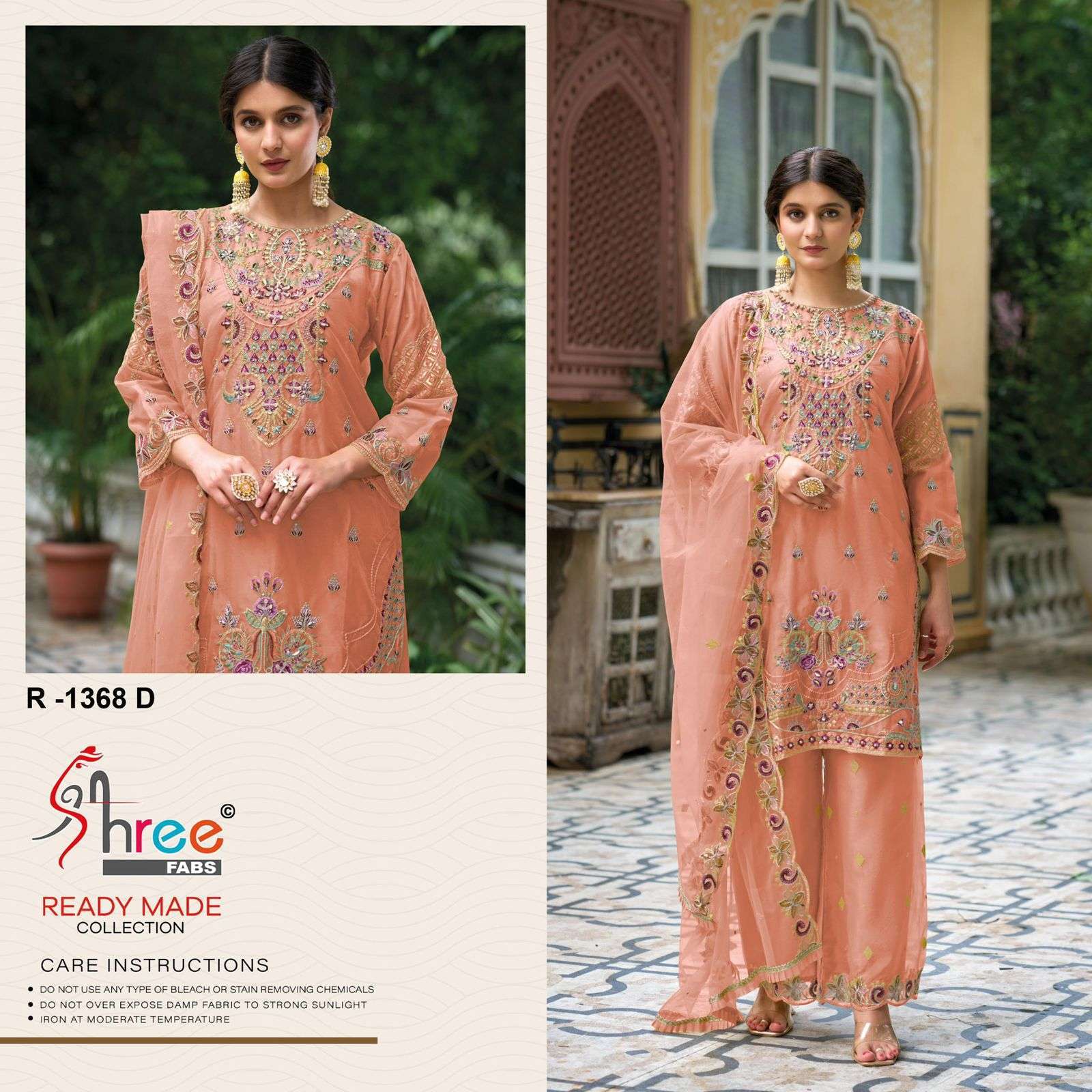 SHREE FAB R 1368 COLORS PAKISTANI READYMADE WEDDING SUIT SUPPLIER BEST RATE DEALER 2025
