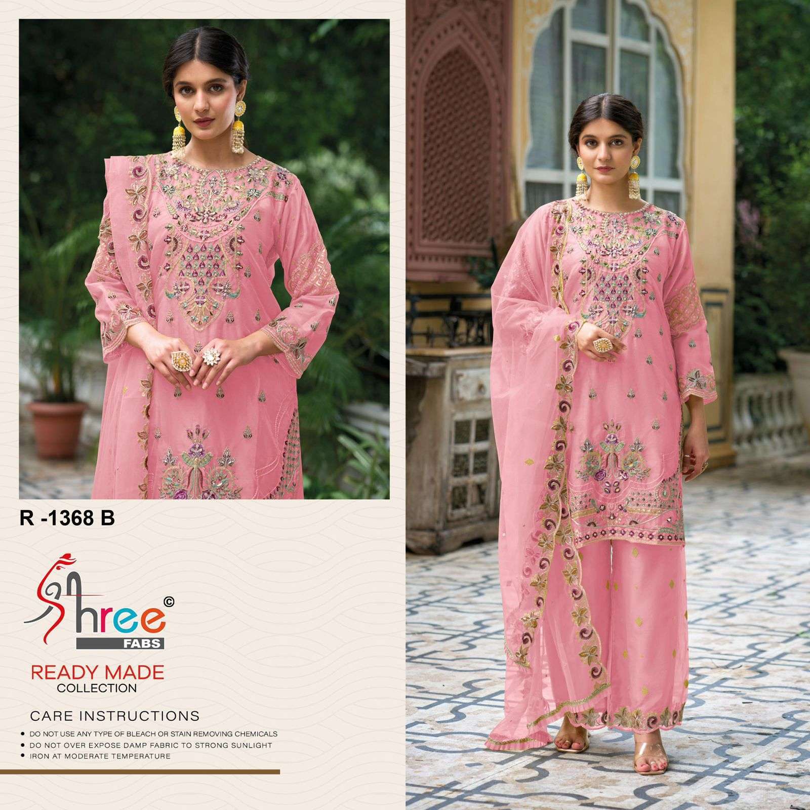 SHREE FAB R 1368 COLORS PAKISTANI READYMADE WEDDING SUIT SUPPLIER BEST RATE DEALER 2025