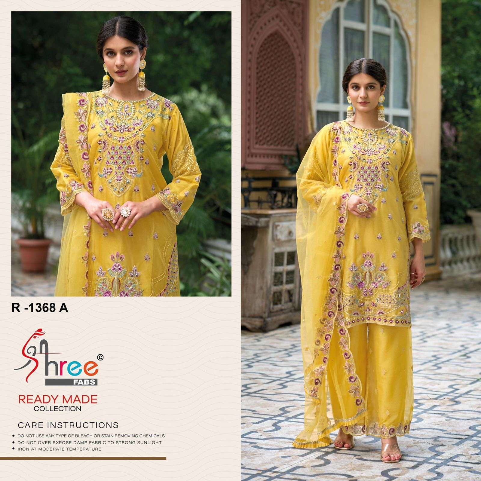 SHREE FAB R 1368 COLORS PAKISTANI READYMADE WEDDING SUIT SUPPLIER BEST RATE DEALER 2025