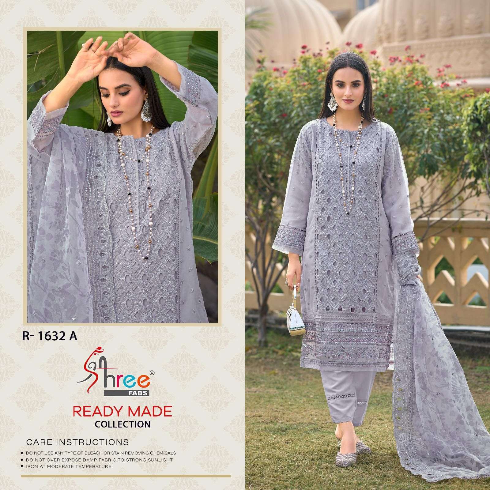 SHREE FAB R 1632 COLORS DESIGNER READYMADE PAKISTANI SUIT COLLECTION BEST RATE 