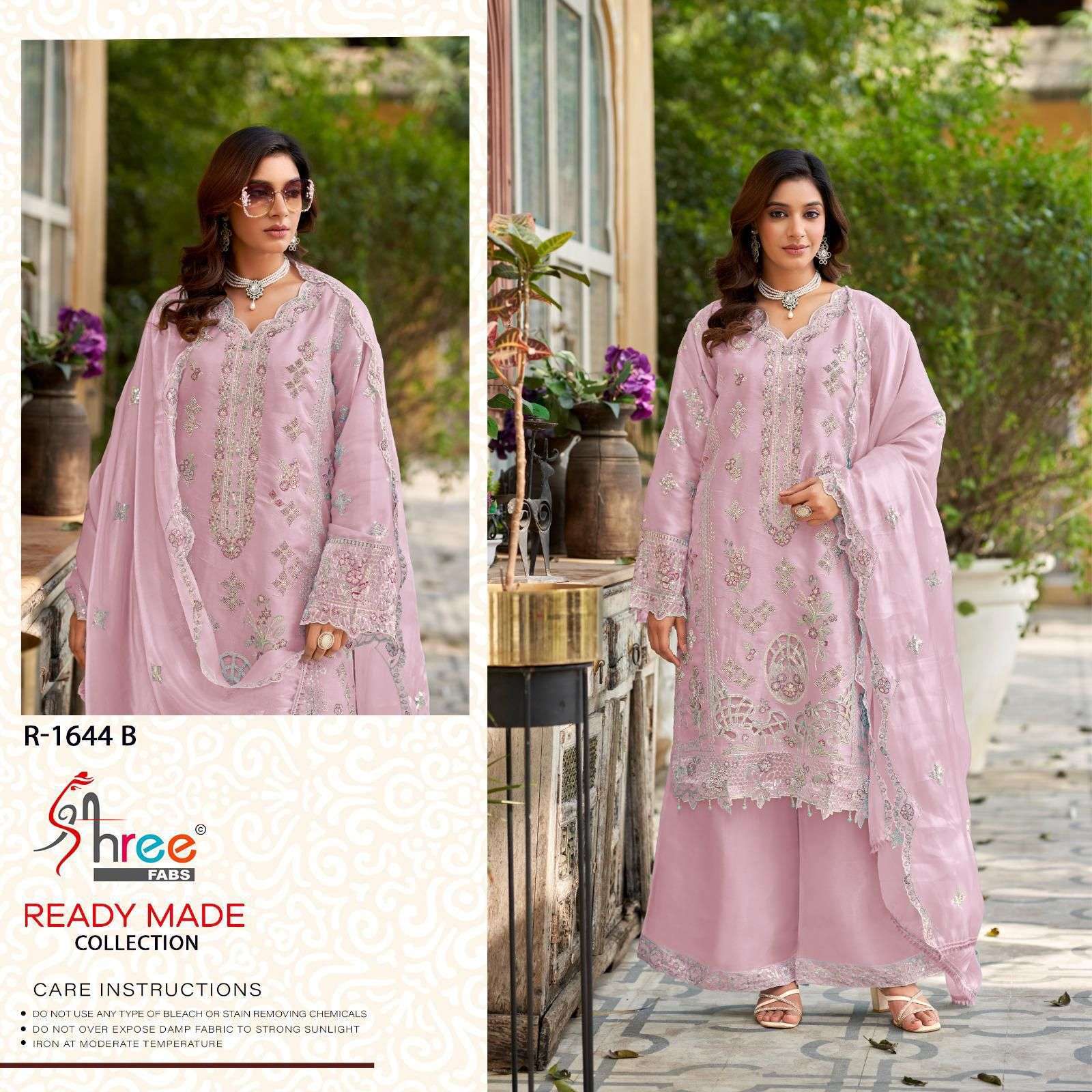 SHREE FAB R 1644 COLORS READYMADE DESIGNER PAKISTANI 3 PIECE SET COLLECTION BEST RATE 2025