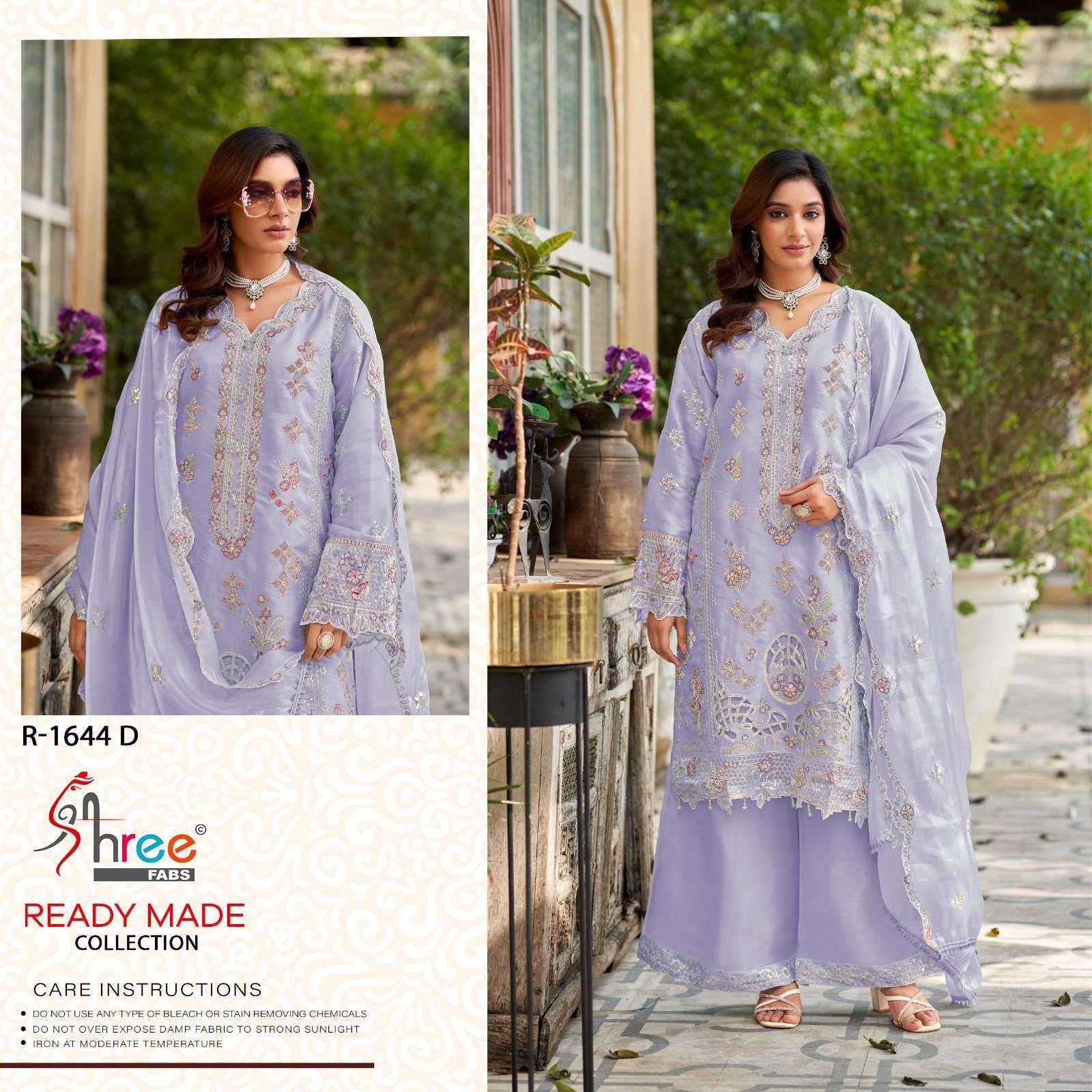 SHREE FAB R 1644 COLORS READYMADE DESIGNER PAKISTANI 3 PIECE SET COLLECTION BEST RATE 2025