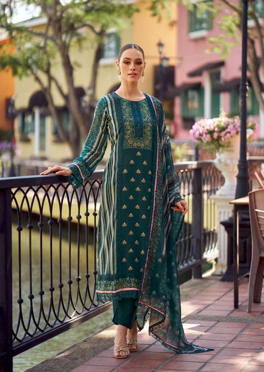 THE HERMITAGE SHOP BAGH VOL 2 PURE JAM SATIN FANCY SUIT WHOLESALER 2025