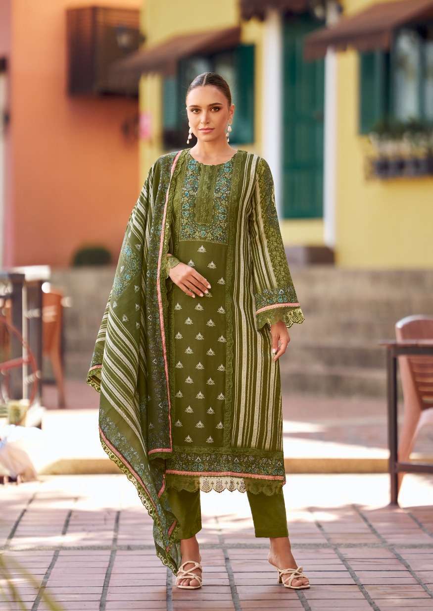 THE HERMITAGE SHOP BAGH VOL 2 PURE JAM SATIN FANCY SUIT WHOLESALER 2025