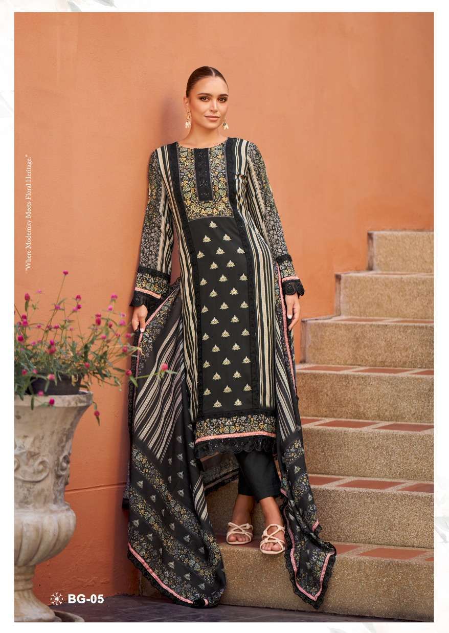 THE HERMITAGE SHOP BAGH VOL 2 PURE JAM SATIN FANCY SUIT WHOLESALER 2025