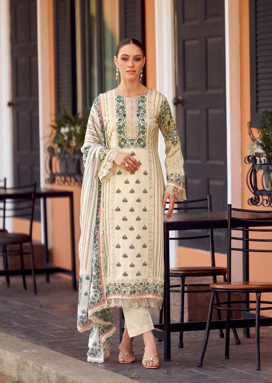 THE HERMITAGE SHOP BAGH VOL 2 PURE JAM SATIN FANCY SUIT WHOLESALER 2025