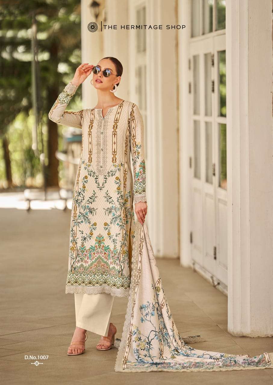 THE HERMITAGE SHOP BINSAEED JAM SATIN SUIT SUPPLIER 2025