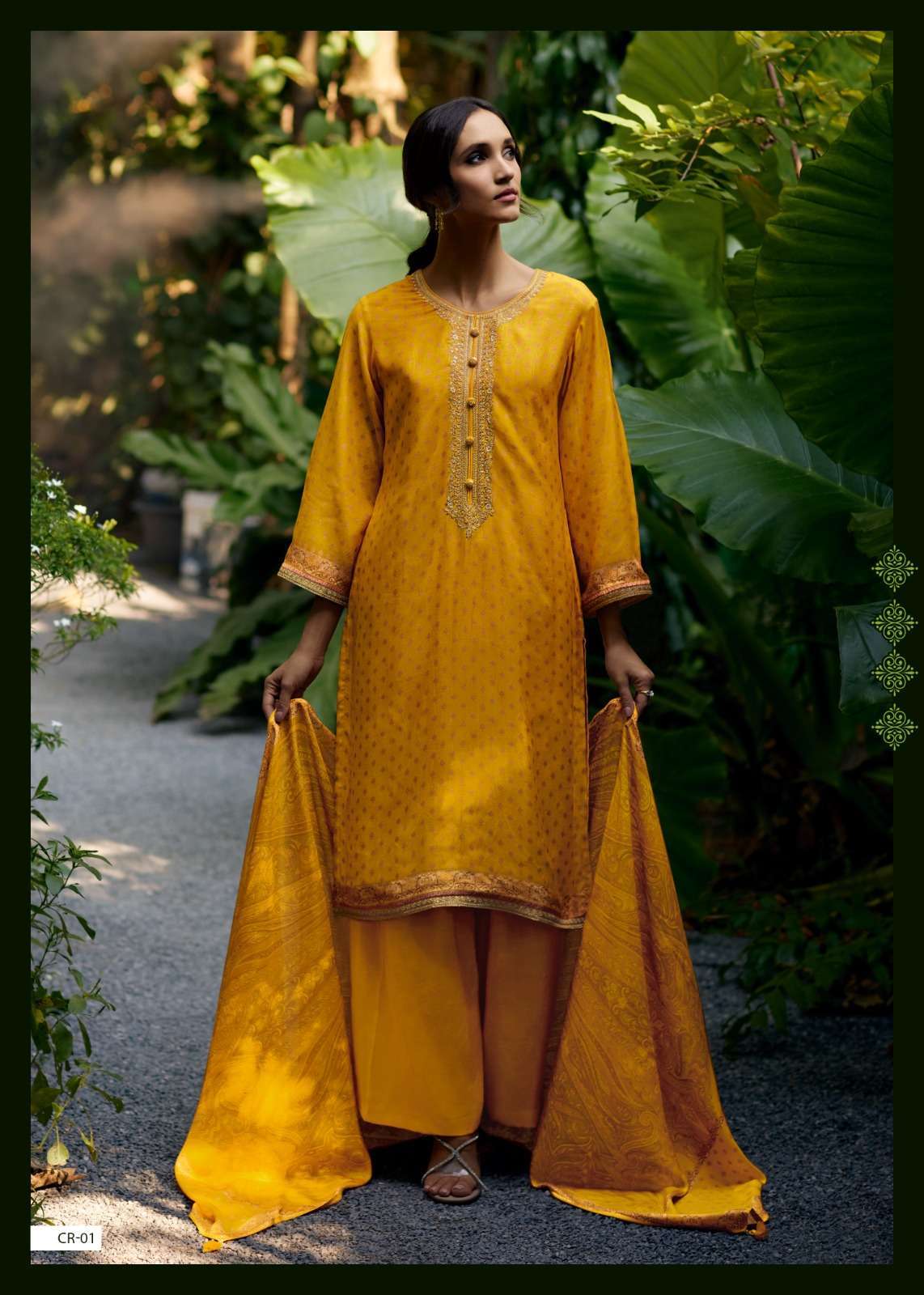 VARSHA CORA EXCLUSIVE DESIGNER MUSLIN SUIT CATALOG WHOLESALER 2025