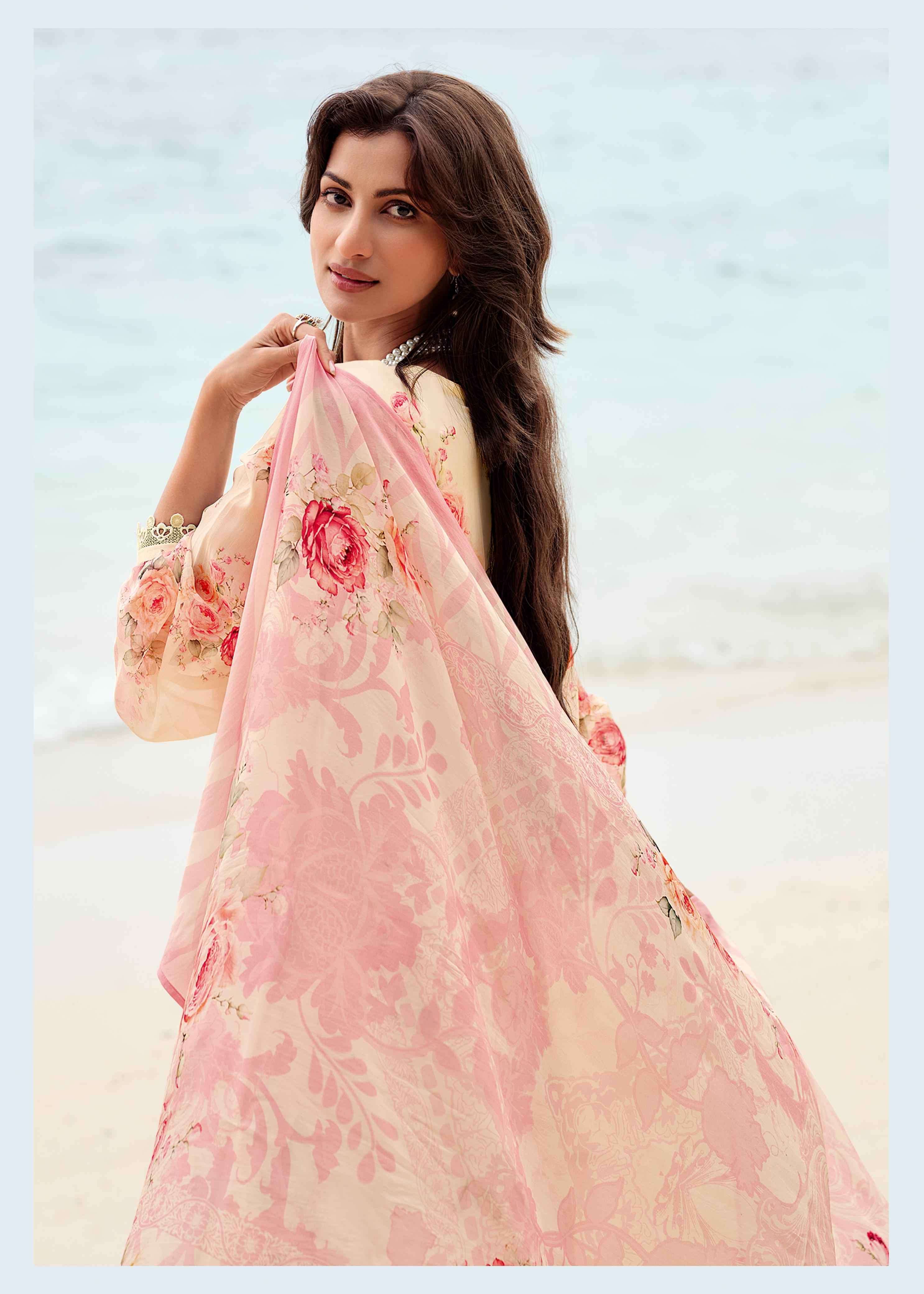 VARSHA FASHION ORCHID VOL 2 FANCY ORGANZA LADIES SUIT CATALOGUE BEST RATE DEALER 2025