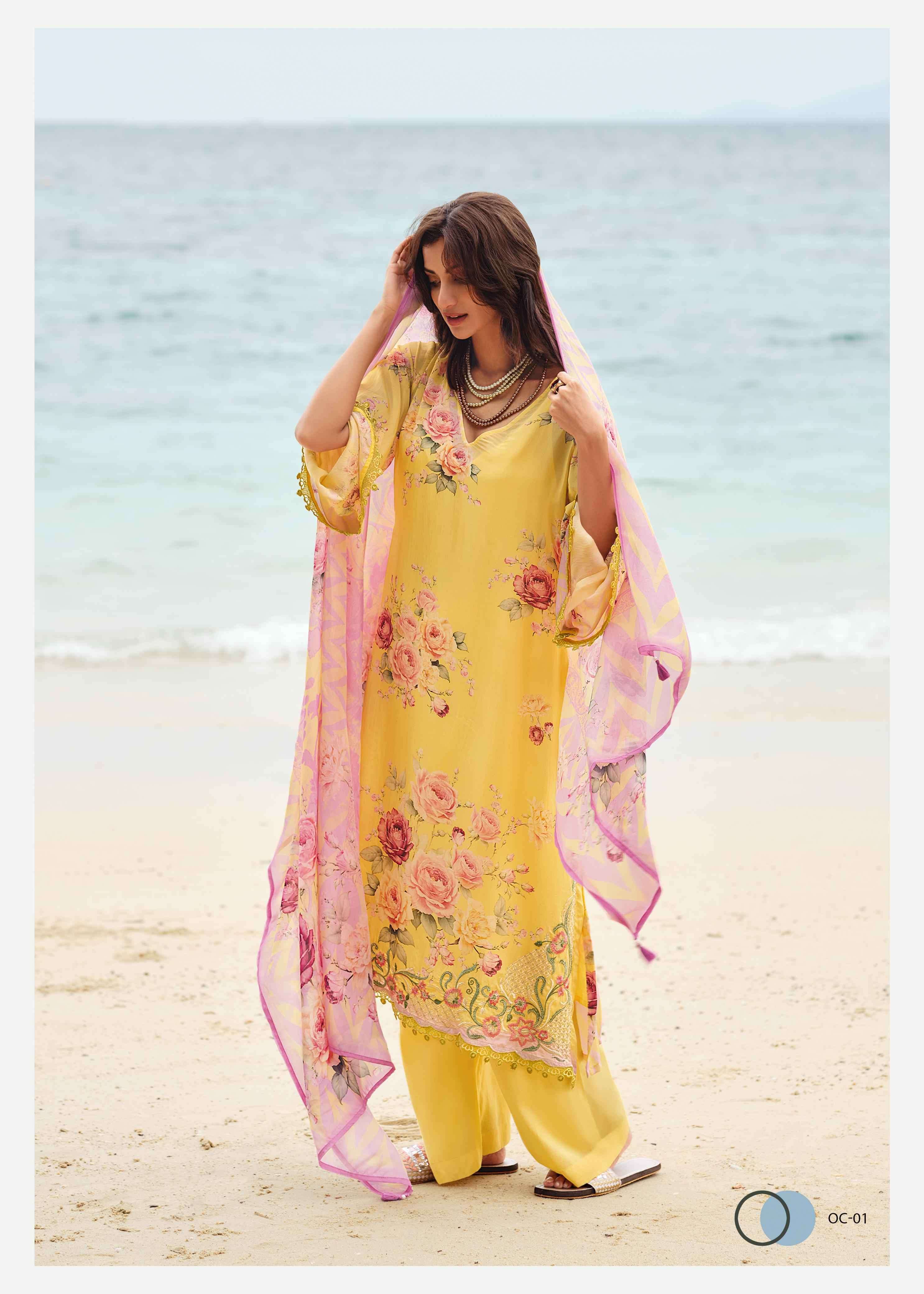 VARSHA FASHION ORCHID VOL 2 FANCY ORGANZA LADIES SUIT CATALOGUE BEST RATE DEALER 2025