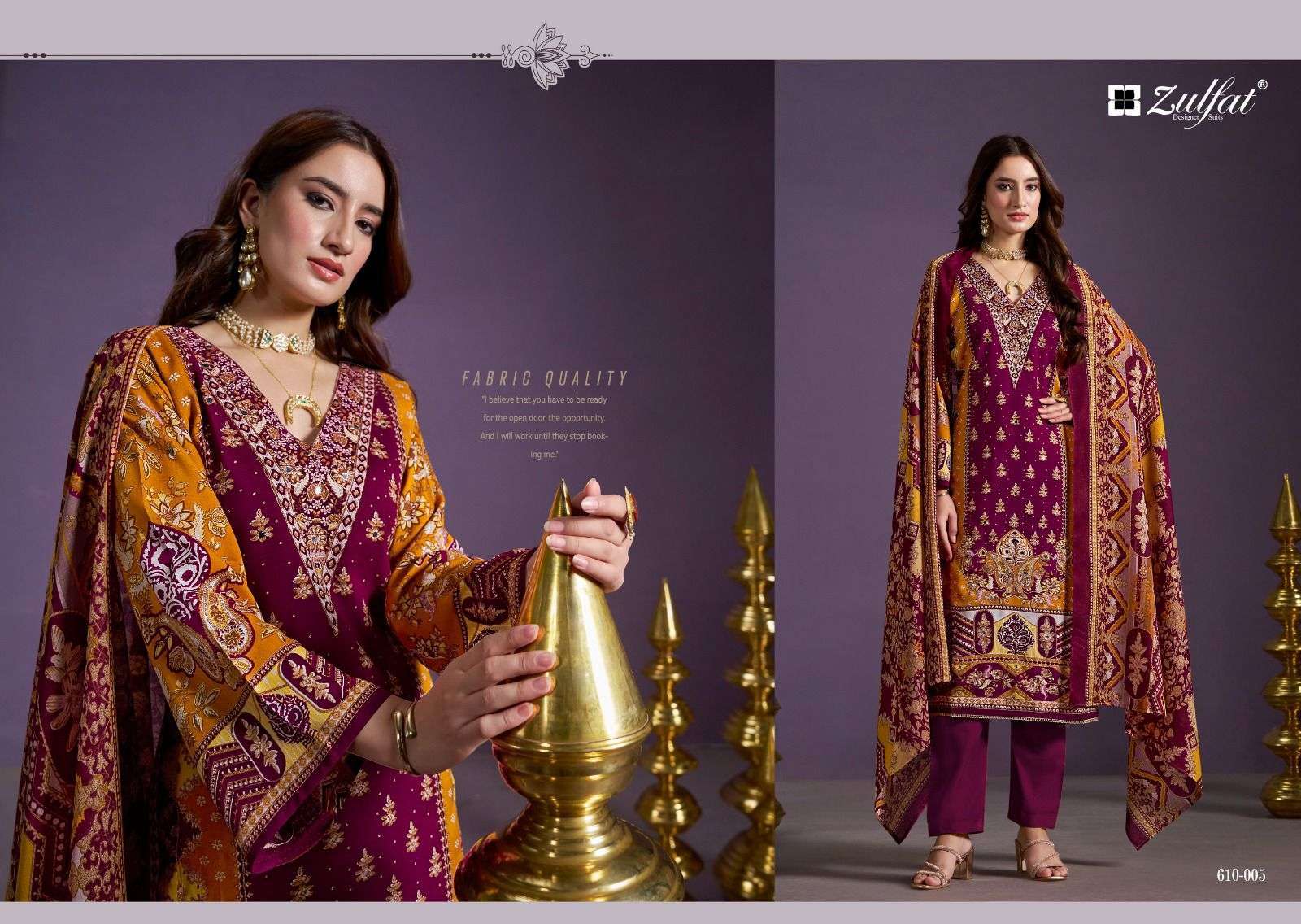 ZULFAT AAYAT VOL 10 FANCY RAYON UNSTITCH SALWER KAMEEZ CATALOGUE WHOLESALE PRICE DEALER 