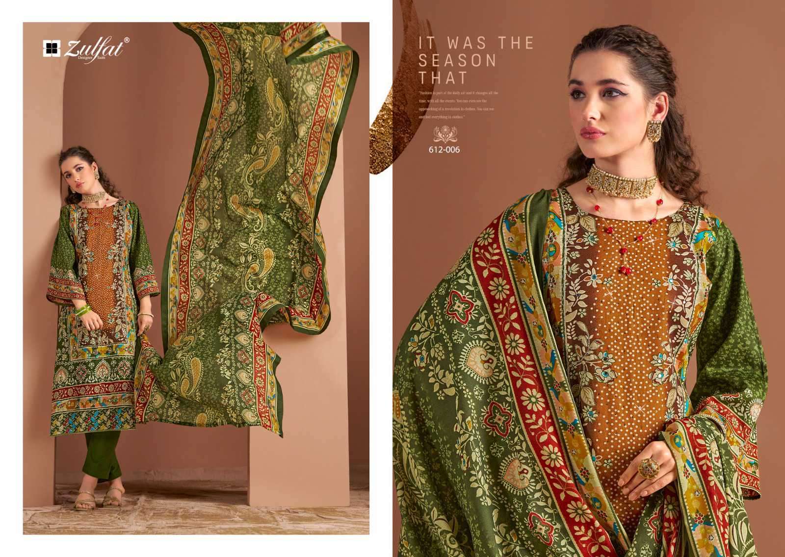 ZULFAT RAABTA VOL 3 PURE JAM COTTON SALWER SUIT CATALOGUE BEST RATE 