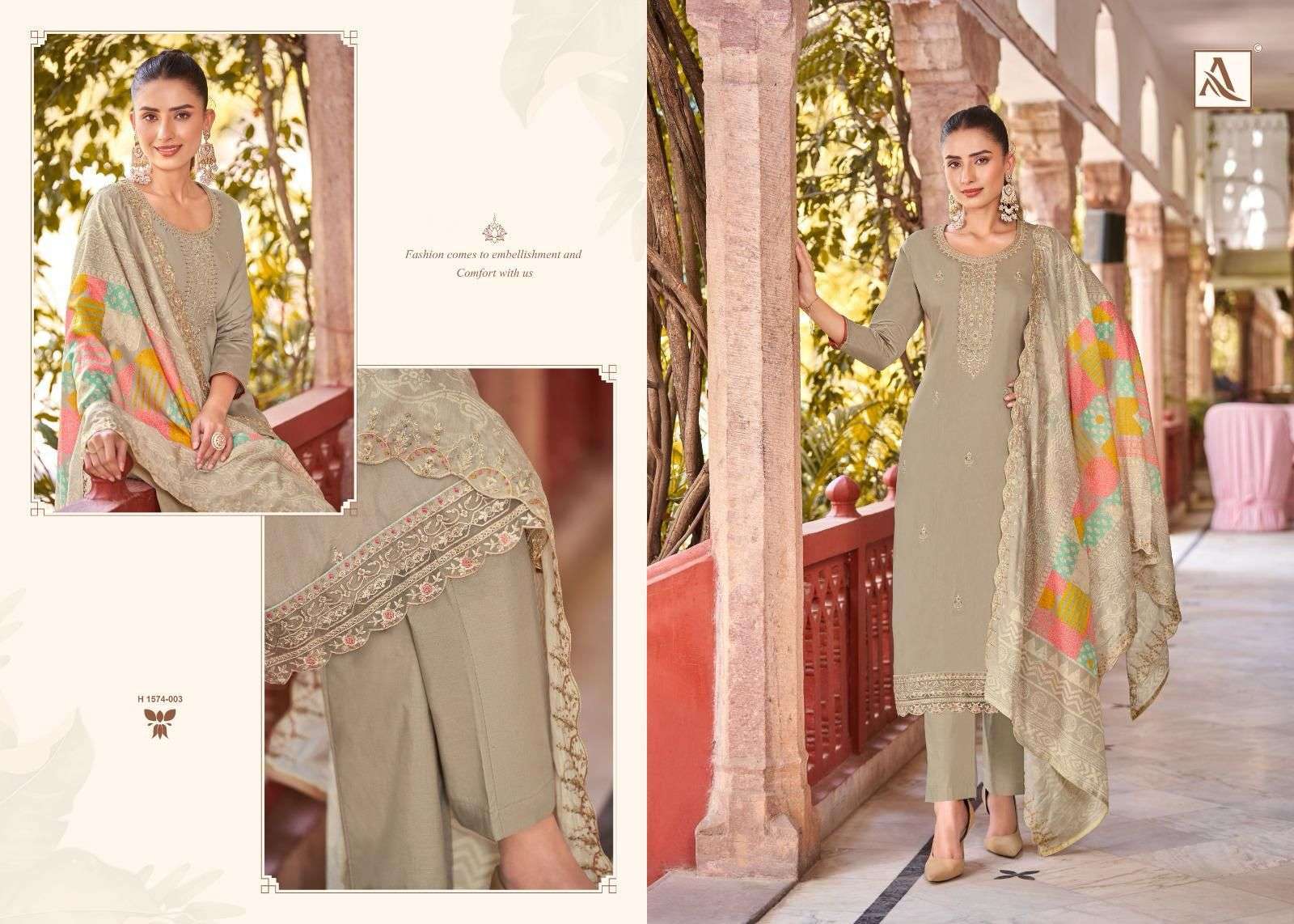 ALOK SUIT GULNOOR FANCY COTTON SALWER KAMEEZ CATALOG BEST RATE DEALER 2025