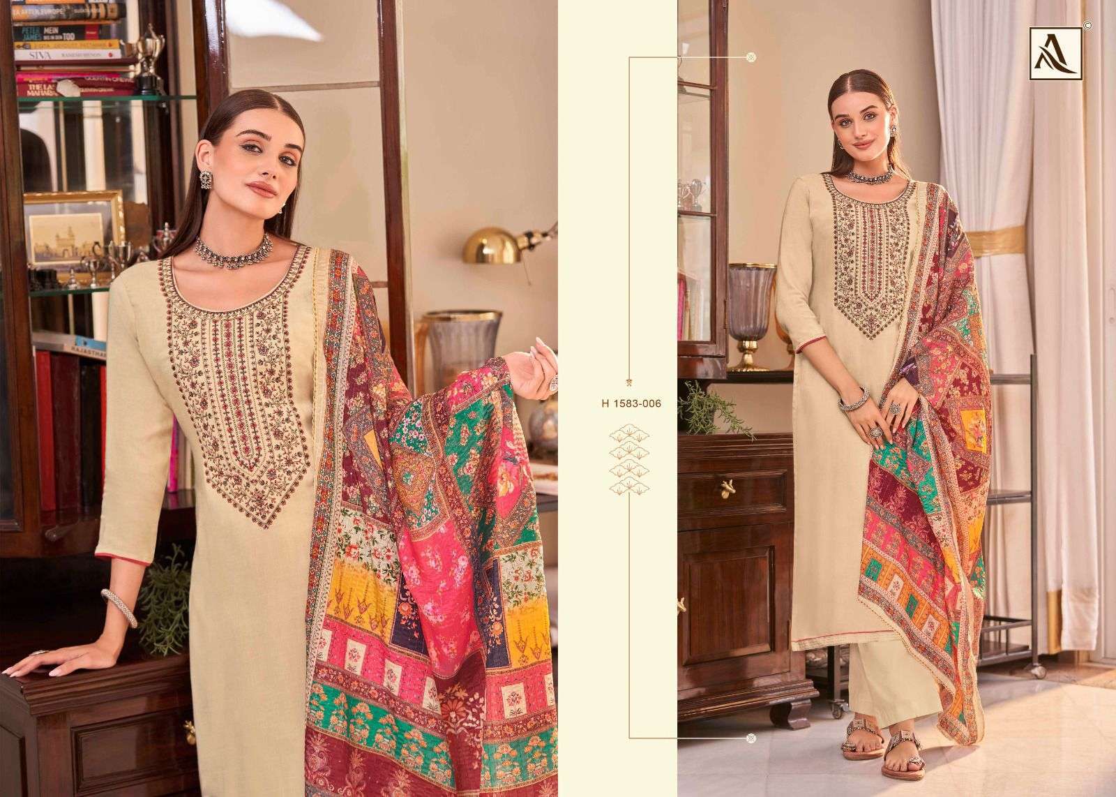 ALOK SUIT SAUNDARYA EDITION 2 LADIES WEAR RAYON SUIT CATALOGUE WHOLESALER 
