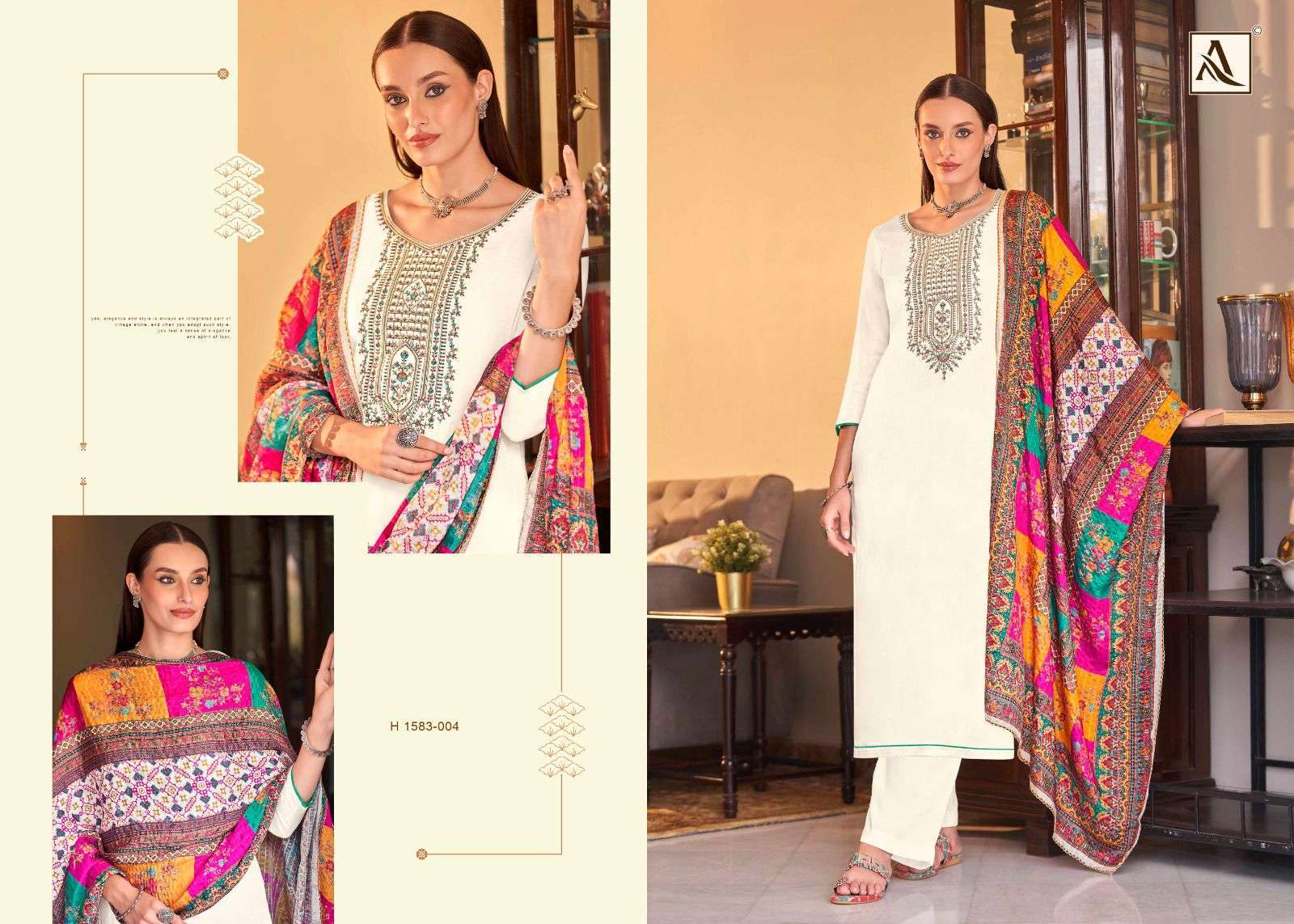 ALOK SUIT SAUNDARYA EDITION 2 LADIES WEAR RAYON SUIT CATALOGUE WHOLESALER 