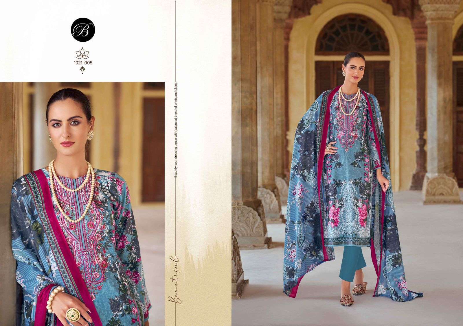 BELLIZA NAIRA VOL 89 PURE COTTON SUIT CATALOG EXPORTER 2025