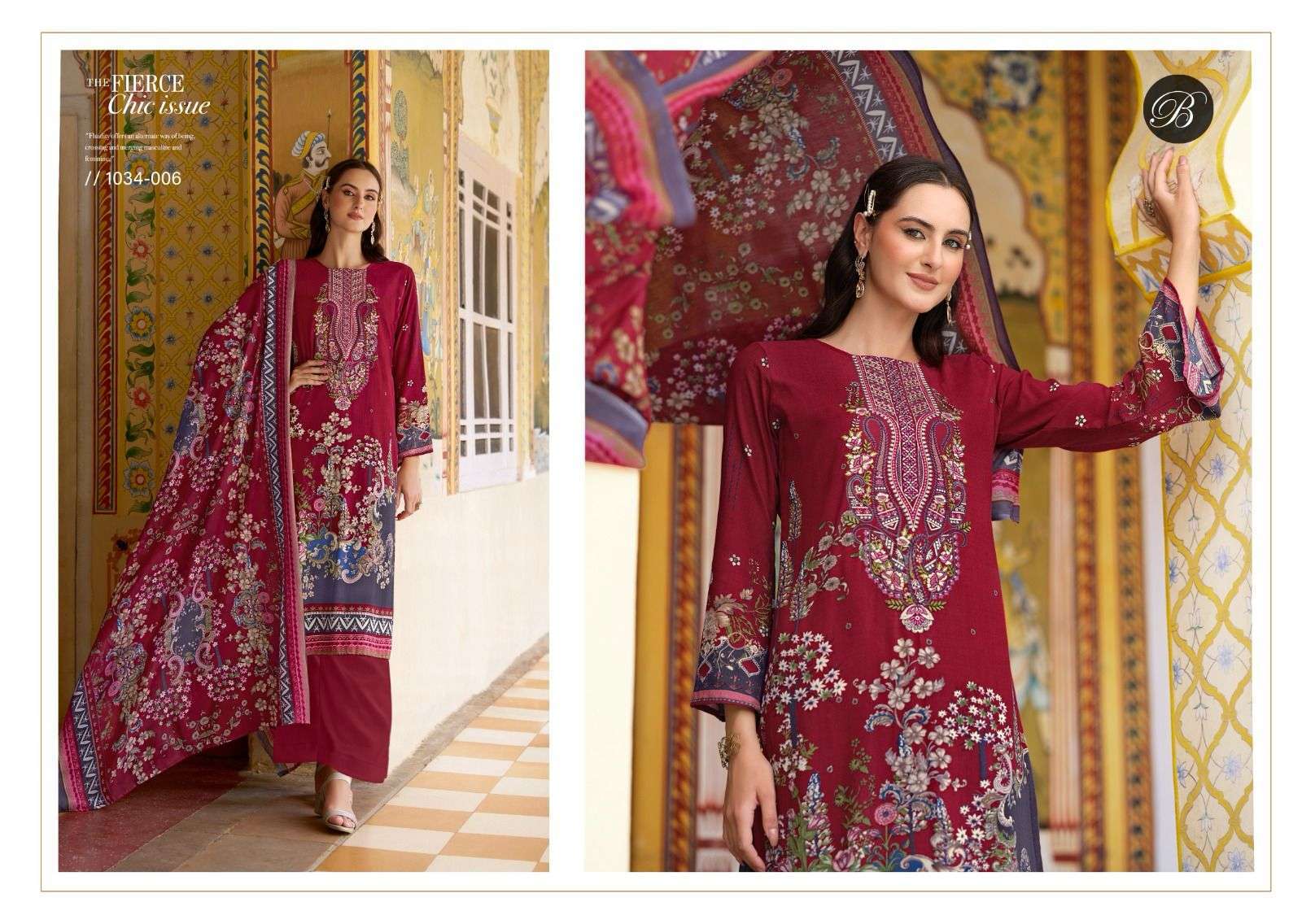 BELLIZA NAIRA VOL 92 PURE COTTON SUIT CATALOG EXPORTER 2025