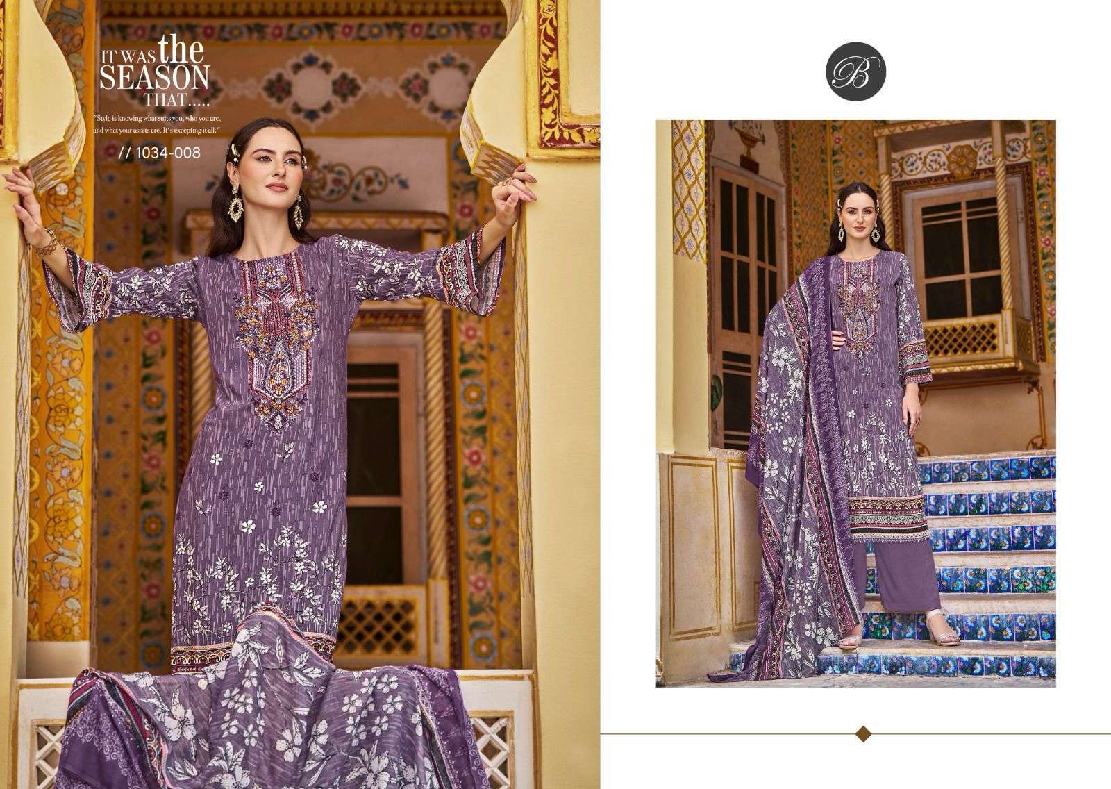BELLIZA NAIRA VOL 92 PURE COTTON SUIT CATALOG EXPORTER 2025
