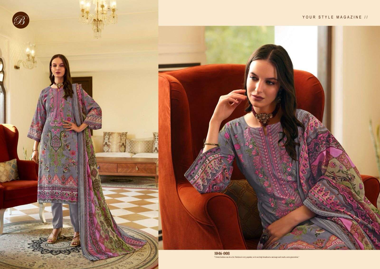 BELLIZA NAIRA VOL 94 PURE COTTON SUIT CATALOG EXPORTER 2025