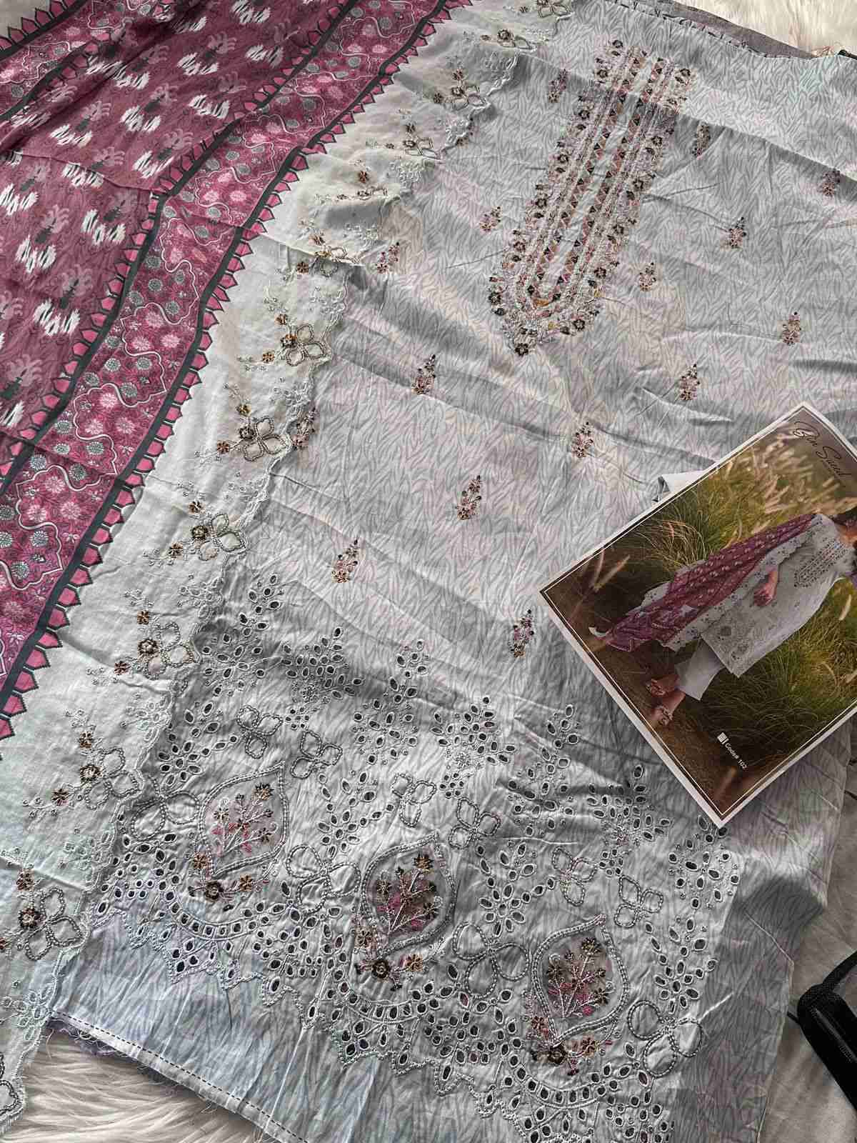 COSMOS BIN SAEED PREMIUM VOL 1 COTTON PAKISTANI SUIT CATALOGUE 2025