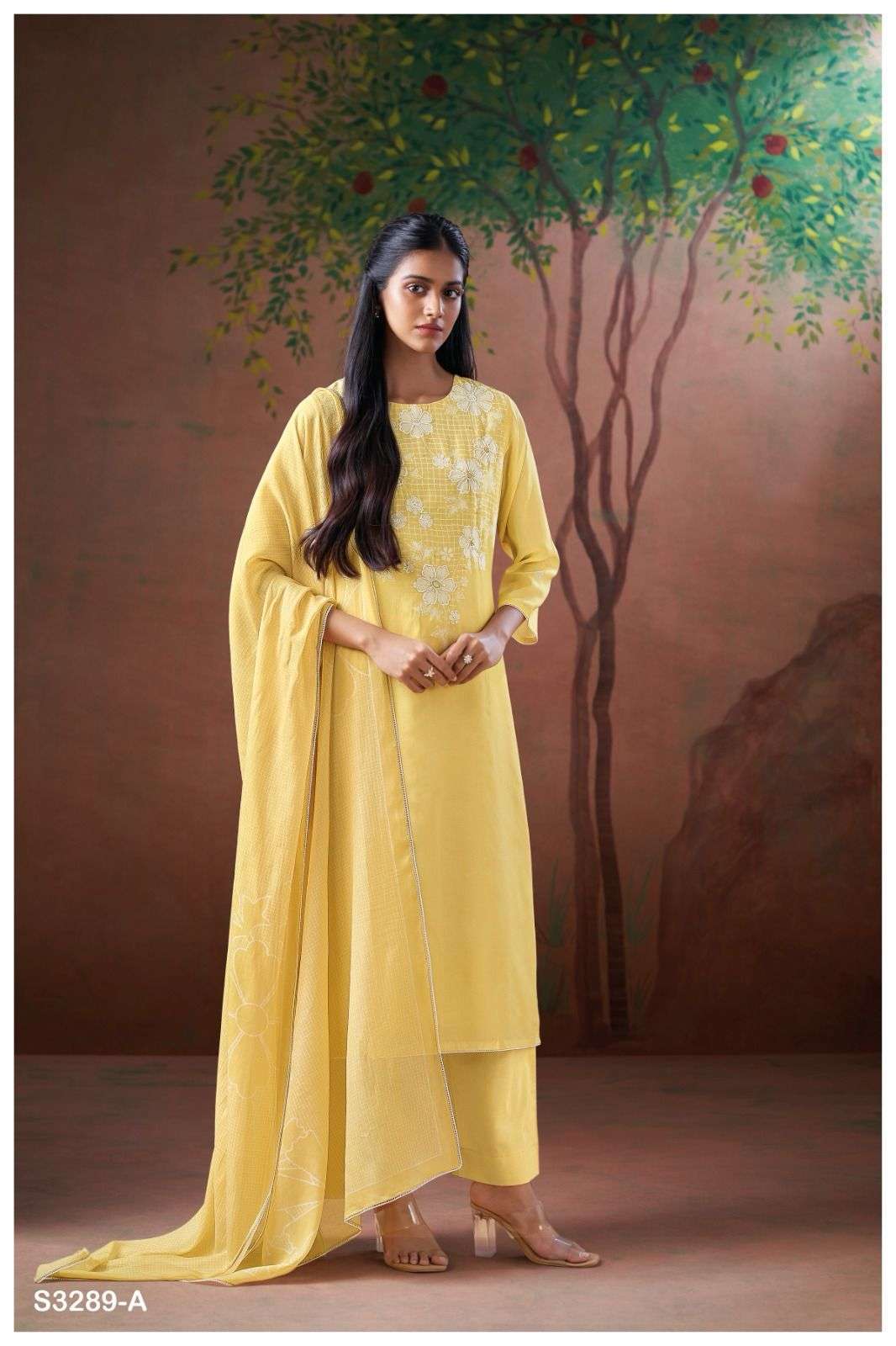 GANGA FASHION GLORI 3289 COTTON SUIT CATALOG WHOLESALER 2025