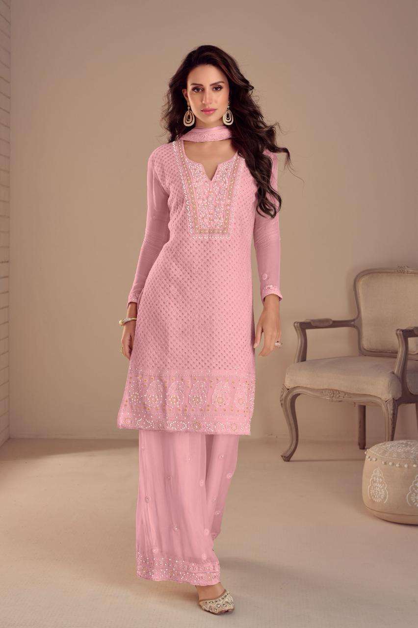 GULKAYRA AASHIYA 7515 COLORS DESIGNER PALAZZO SUIT COLLECTION 2025