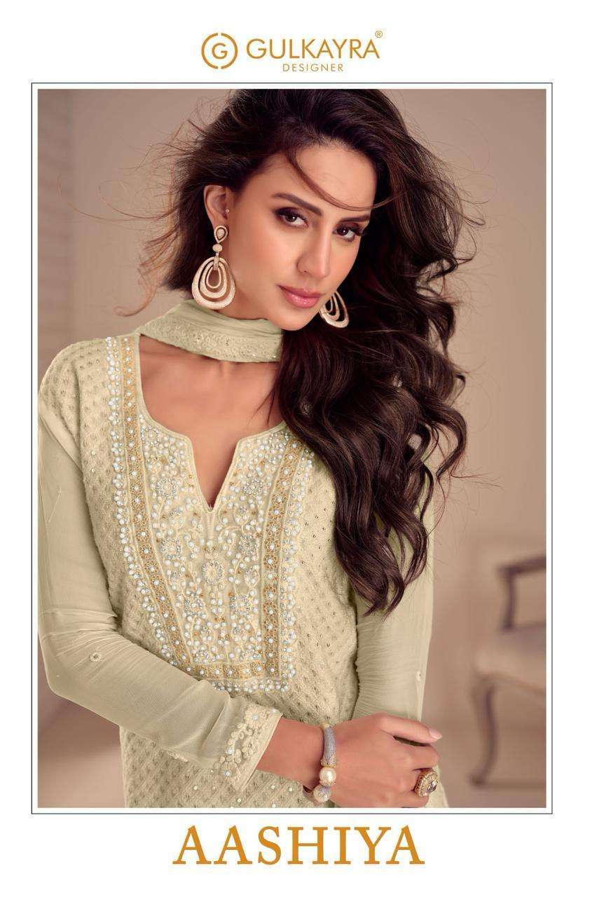 GULKAYRA AASHIYA 7515 COLORS DESIGNER PALAZZO SUIT COLLECTION 2025