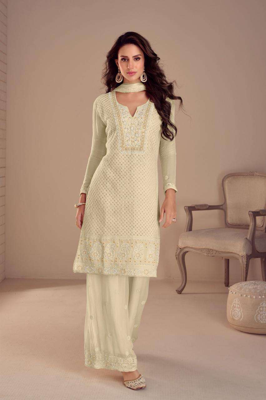 GULKAYRA AASHIYA 7515 COLORS DESIGNER PALAZZO SUIT COLLECTION 2025