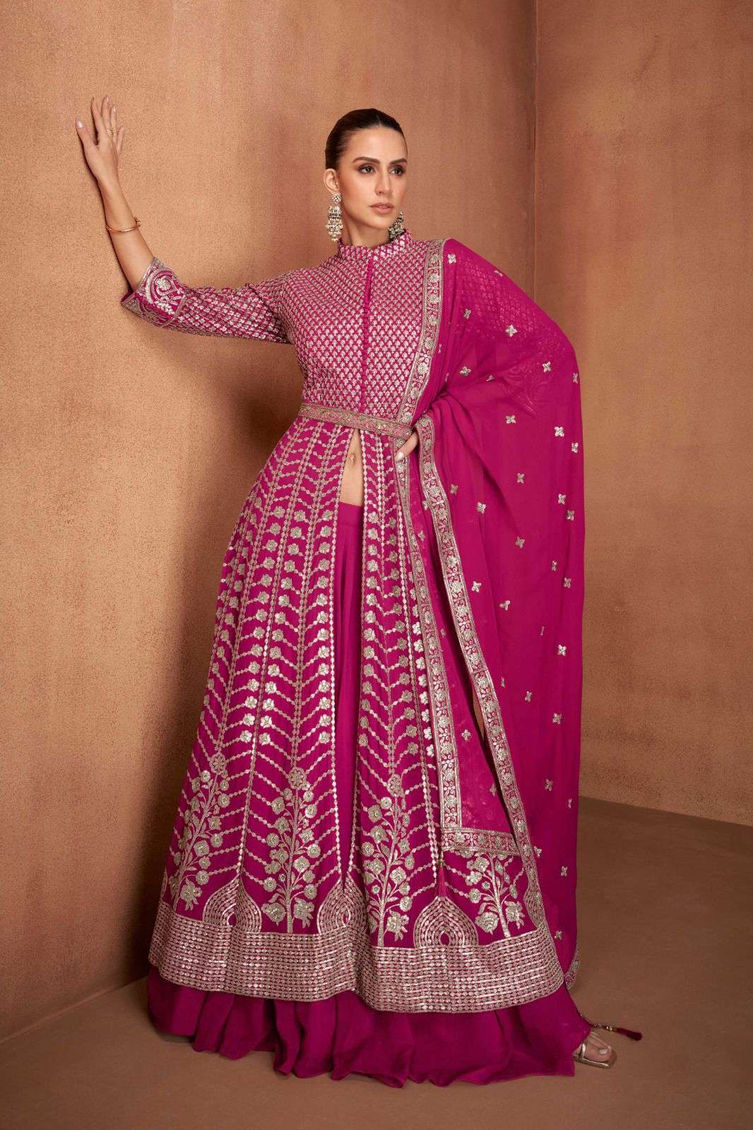 GULKAYRA KHWAB 7530 COLORS PARTYWEAR INDO WESTERN DRESS SUPPLIER 2025