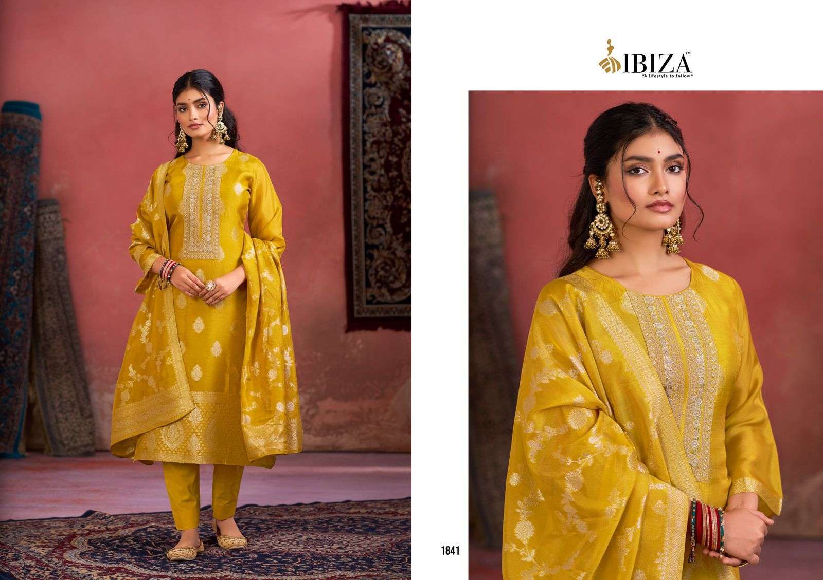 IBIZA BIELLA PURE BANGLORY SILK PARTYWEAR SUIT CATALOG DEALER 2025