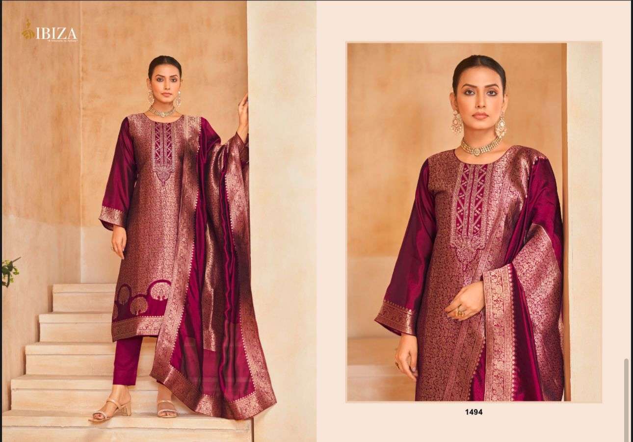 IBIZA SAKHI VOL 7 PARTYWEAR BENGLORY SILK SUIT CATALOG SUPPLIER 2025