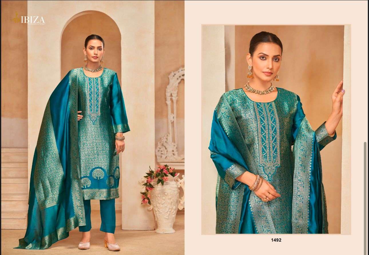 IBIZA SAKHI VOL 7 PARTYWEAR BENGLORY SILK SUIT CATALOG SUPPLIER 2025