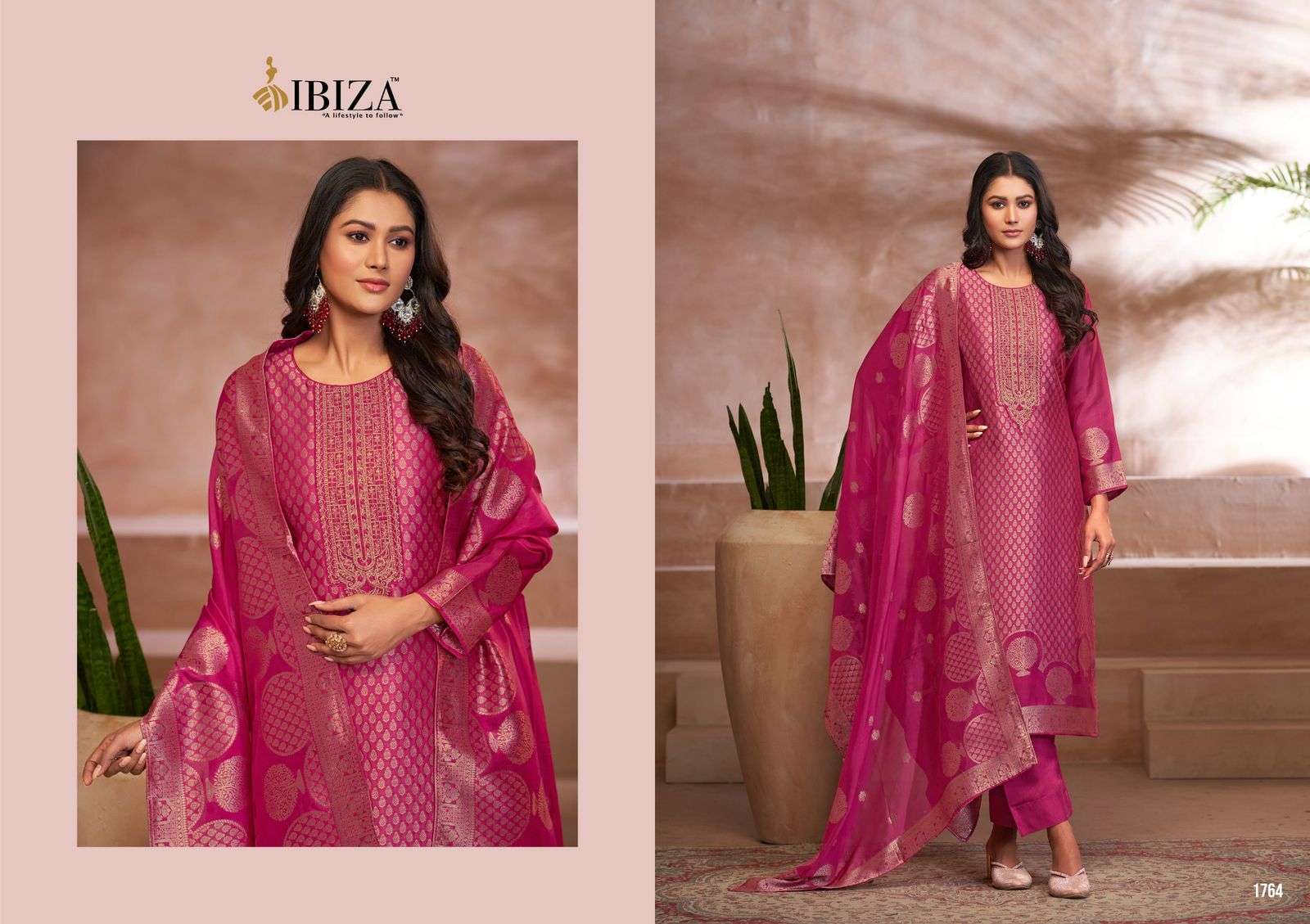 IBIZA SAKHI VOL 8 PARTYWEAR BENGLORY SILK SUIT CATALOG SUPPLIER 2025