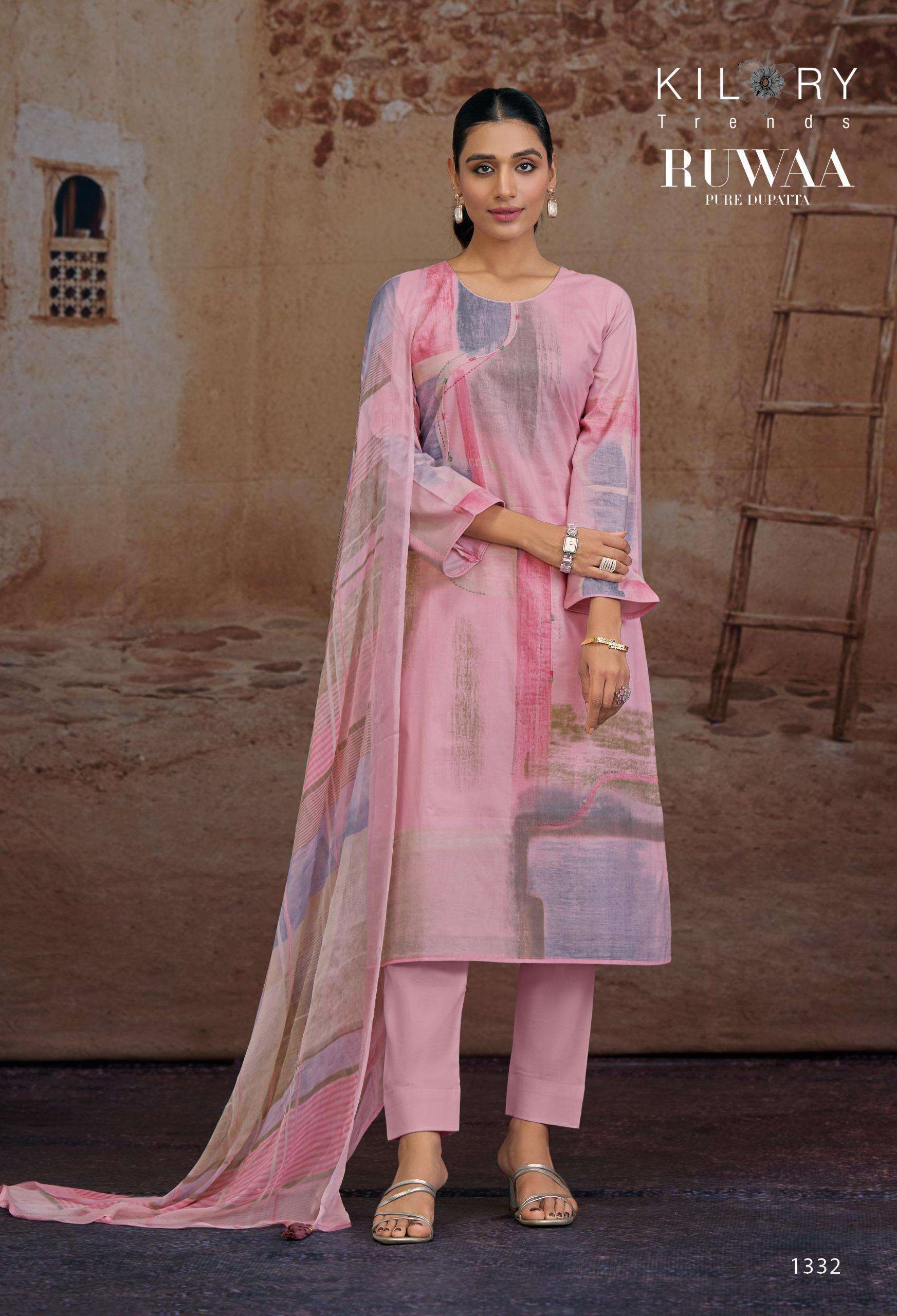 KILORY RUWAA PURE LAWN COTTON FANCY SUIT CATALOG SUPPLIER 2025