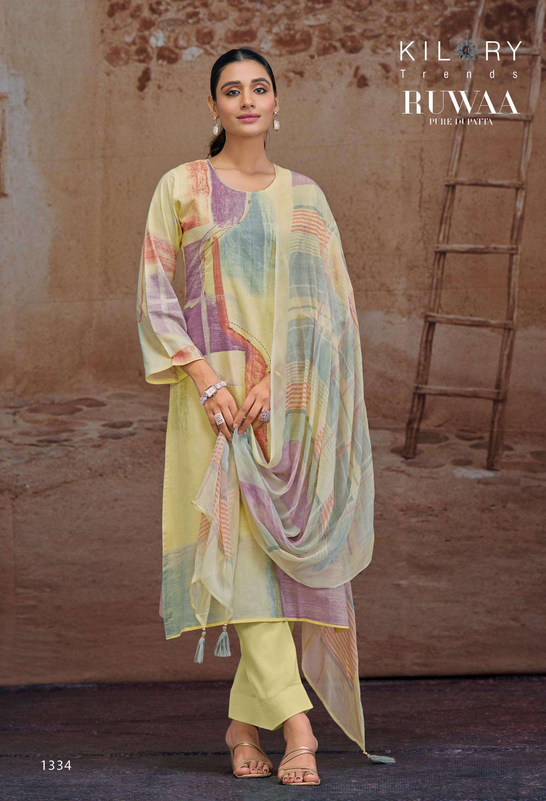 KILORY RUWAA PURE LAWN COTTON FANCY SUIT CATALOG SUPPLIER 2025