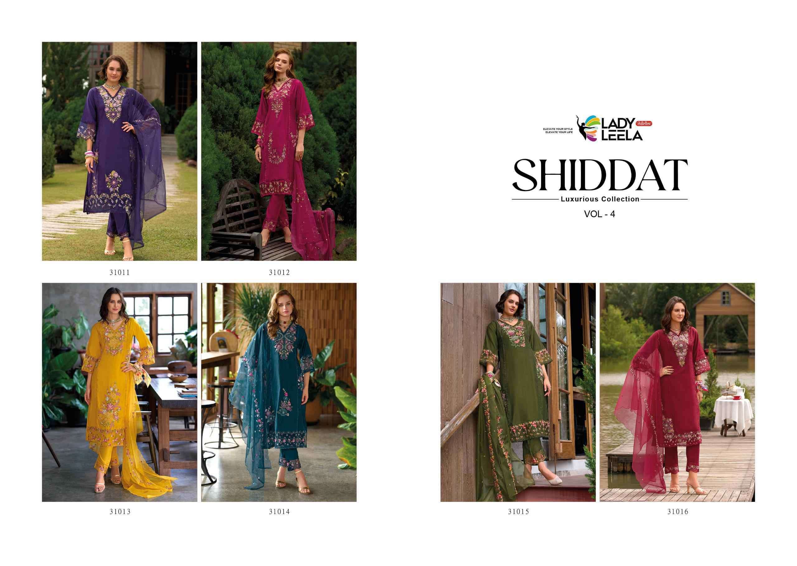 LADY LEELA SHIDDAT VOL 4 TOP BOTTOM WITH DUPATTA CATALOGUE 2025