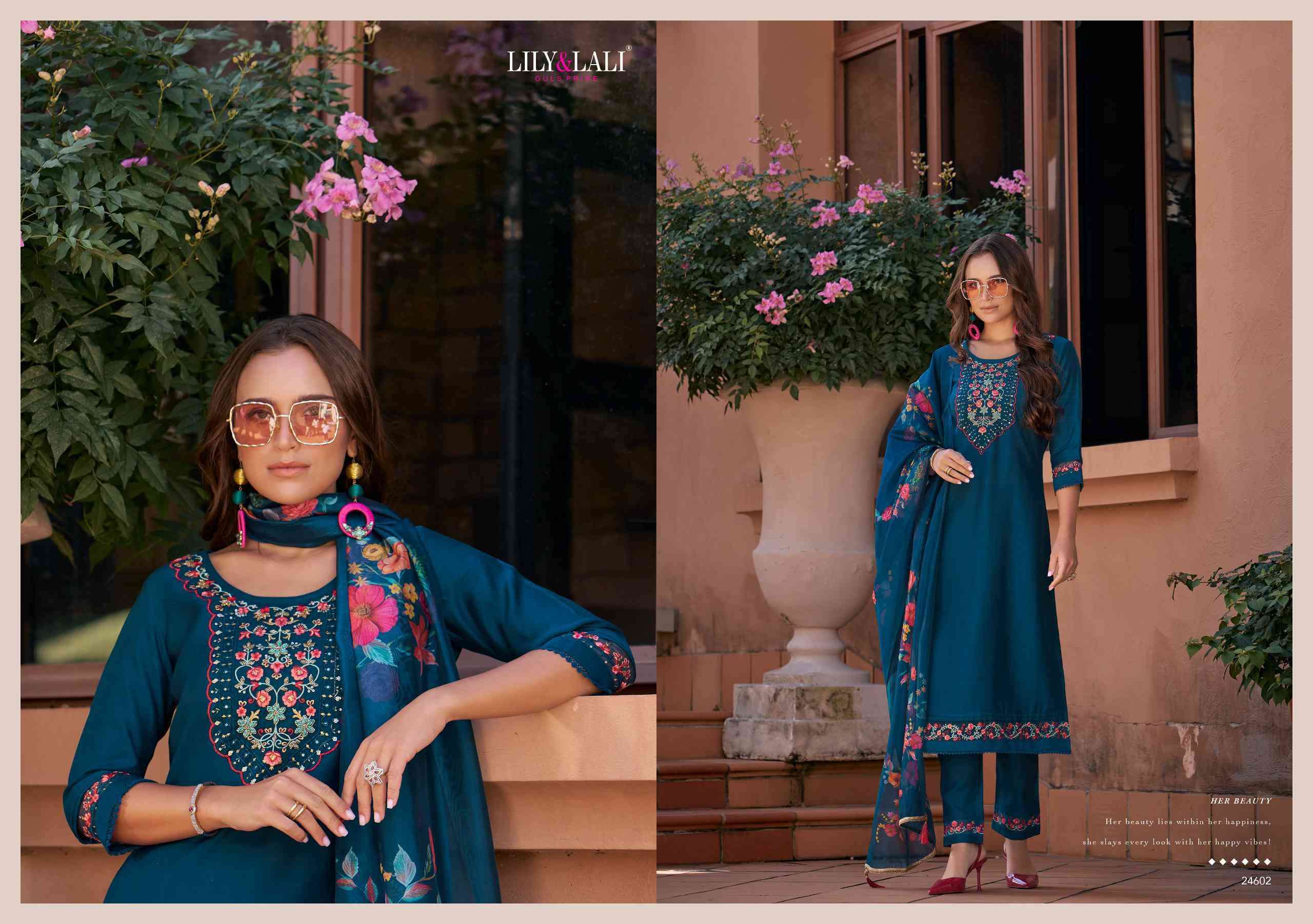LILY AND LALI SRIVALLI VOL 2 LATEST DESIGN KURTI PANT WITH DUPATTA LATEST CATALOGUE 2025
