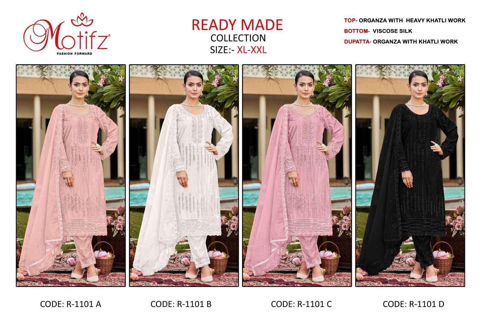 MOTIFZ R 1101 COLORS READYMADE DESIGNER PAKISTANI SUIT SUPPLIER 2025