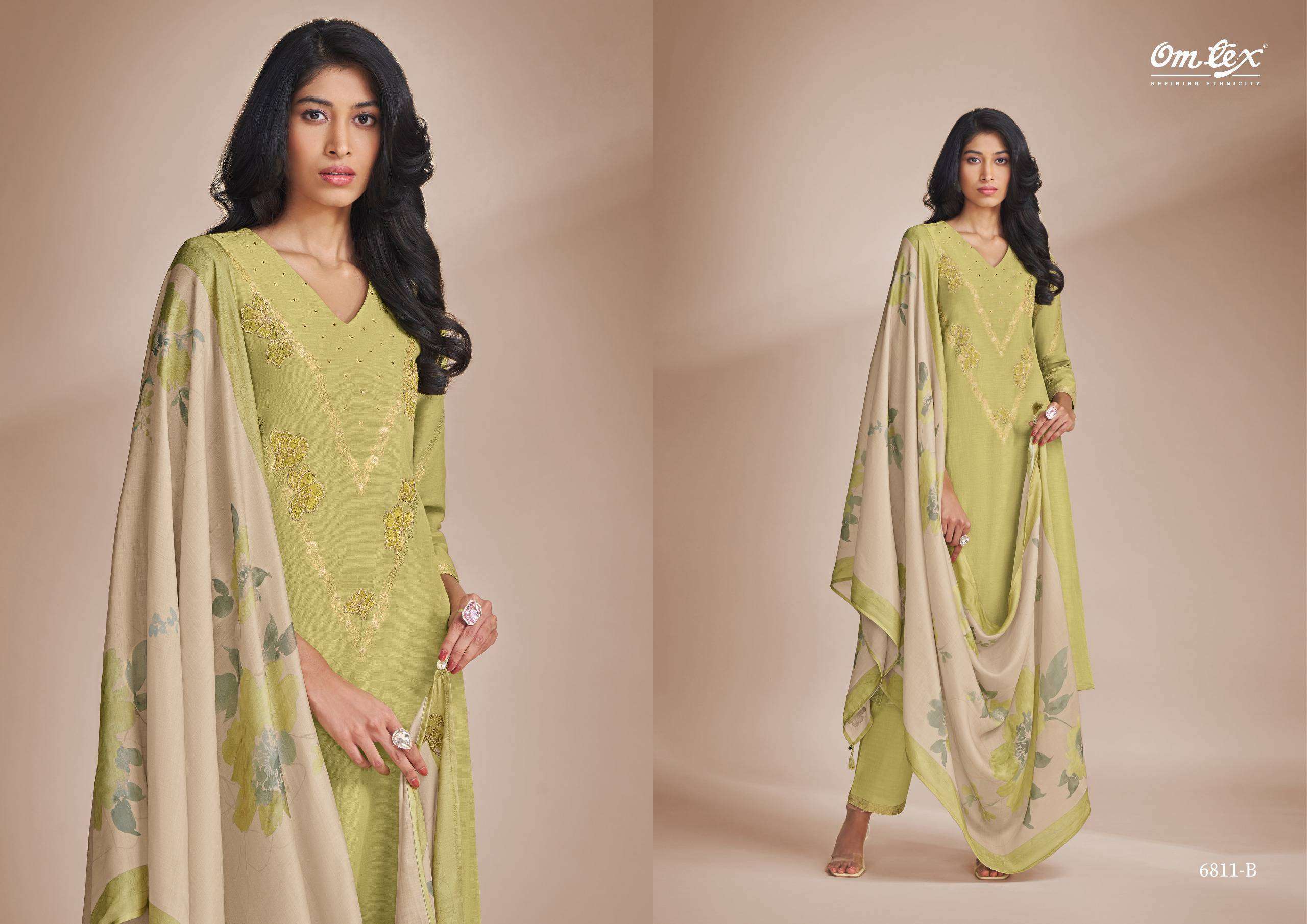OMTEX ASTORIA EXCLUSIVE MUSLIN JACQUARD SUIT CATALOG WHOLESALER 2025 