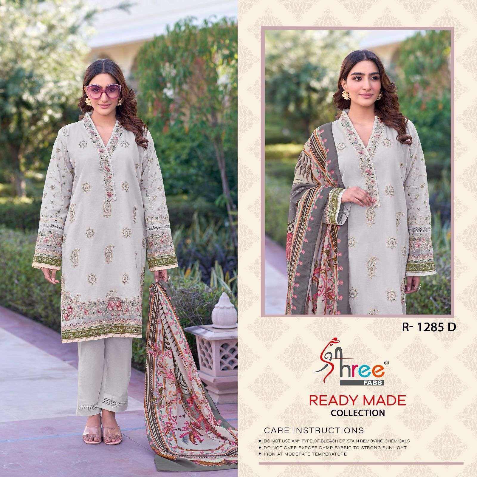 SHREE FAB R 1285 COLORS READYMADE COTTON SUIT NEW COLLECTION 2025