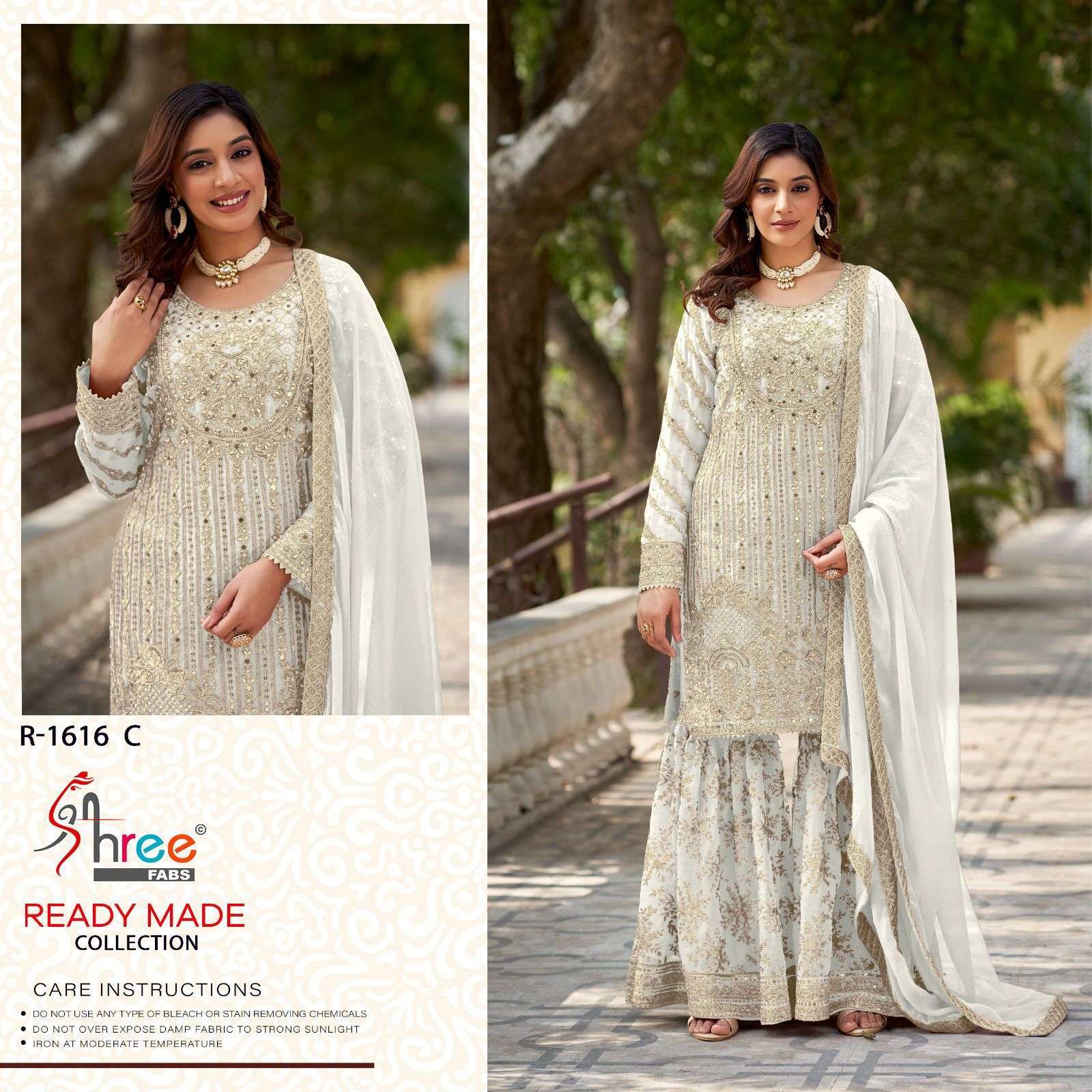 SHREE FAB R 1616 COLORS DESIGNER PAKISTANI SHARARA DRESS COLLECTION BEST RATE DEALER 2025