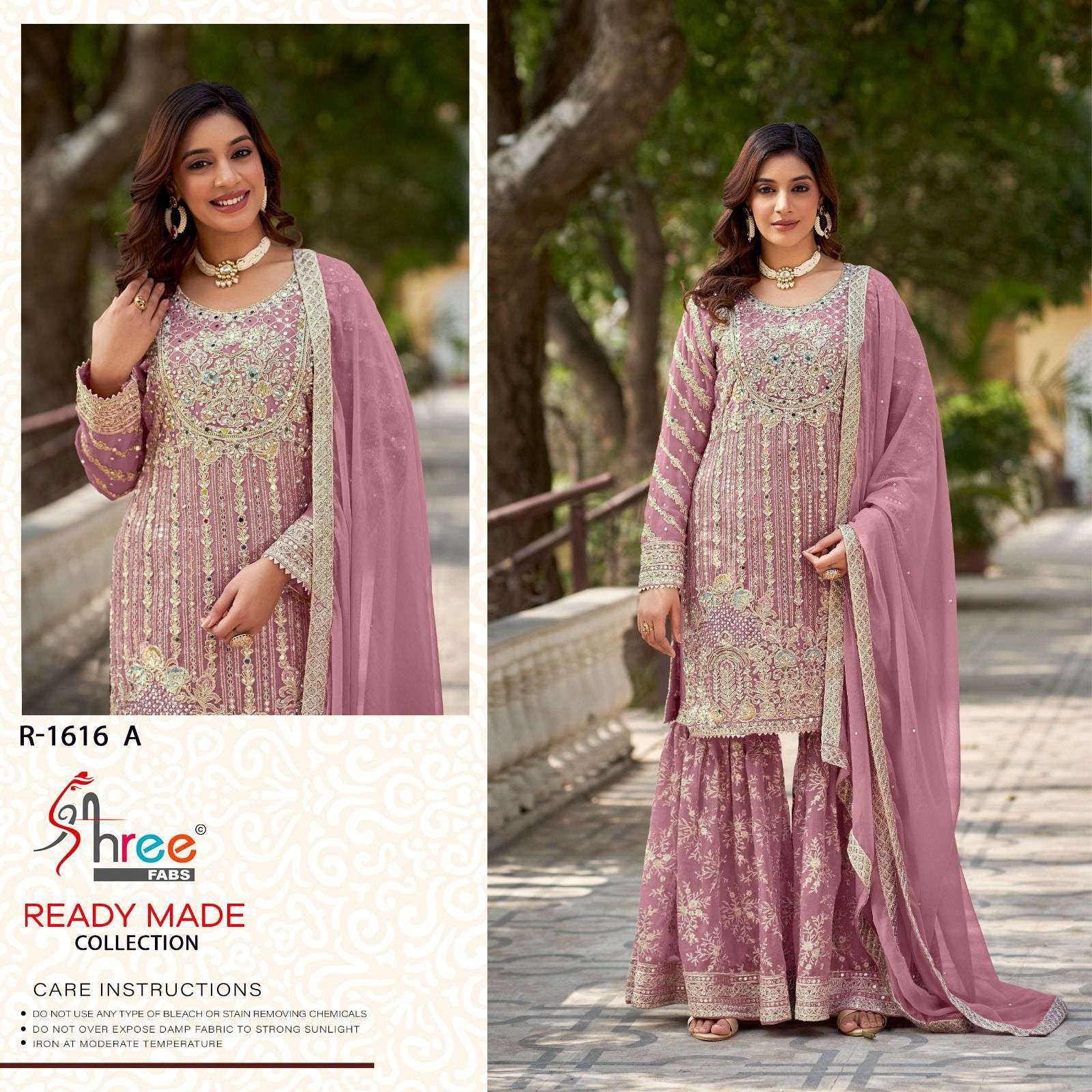 SHREE FAB R 1616 COLORS DESIGNER PAKISTANI SHARARA DRESS COLLECTION BEST RATE DEALER 2025