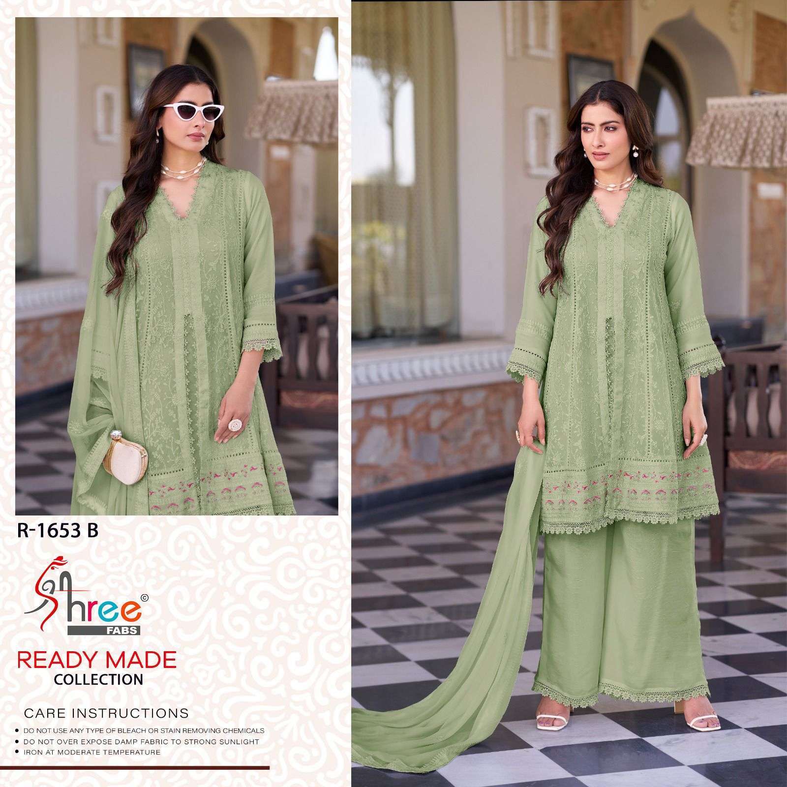 SHREE FAB R 1653 COLORS READYMADE PAKISTANI DESIGNER SUIT WHOLESALER 2025