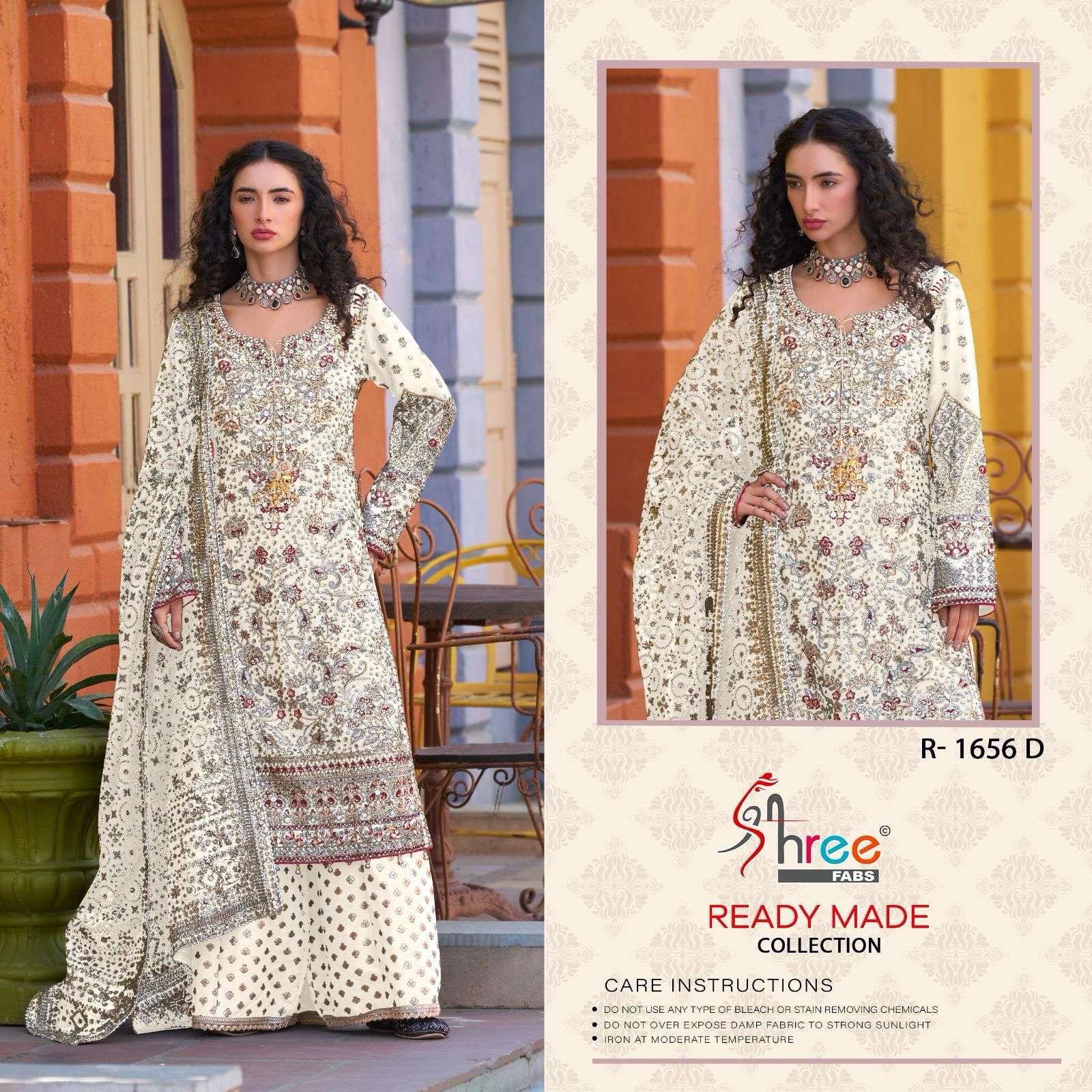 SHREE FAB R 1656 COLORS FESTIVE WEAR READYMADE PAKISTANI SUIT WHOLESALER 2025
