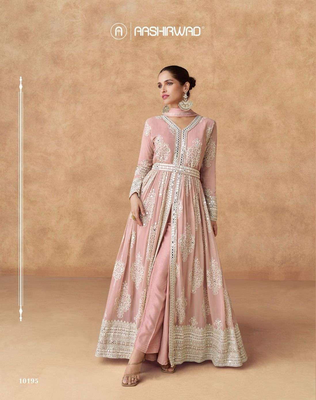 AASHIRWAD ANAYA 10193 TO 10195 LATEST DESIGNER READYMADE CATALOGUE